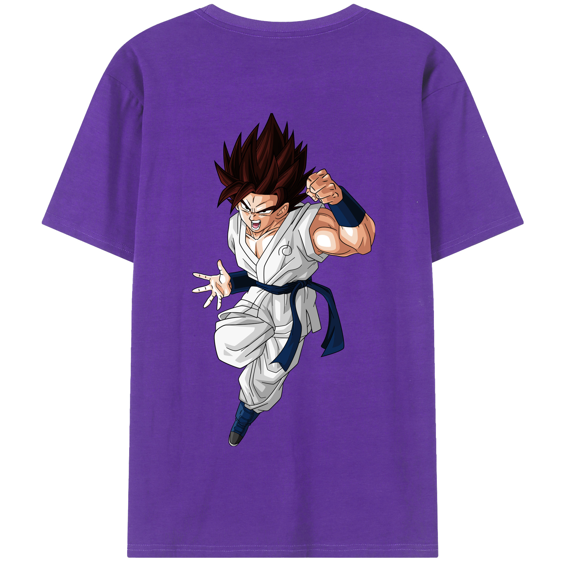（画像用） ドラゴンボール 孫 悟飯（そんごはん）DRAGON BALL Son Gohan 綿100％半袖Tシャツ（背面プリント）