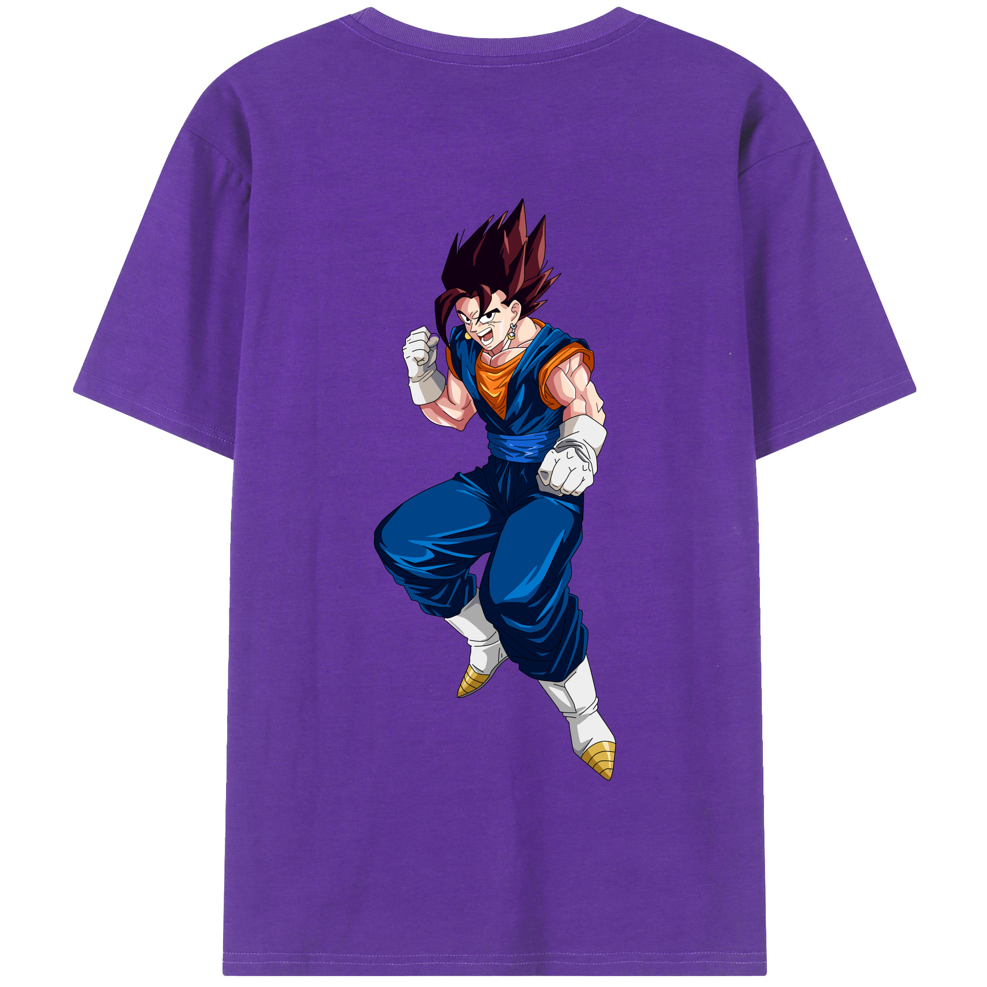 （画像用） ドラゴンボール 孫 悟飯（そんごはん）DRAGON BALL Son Gohan 綿100％半袖Tシャツ（背面プリント）