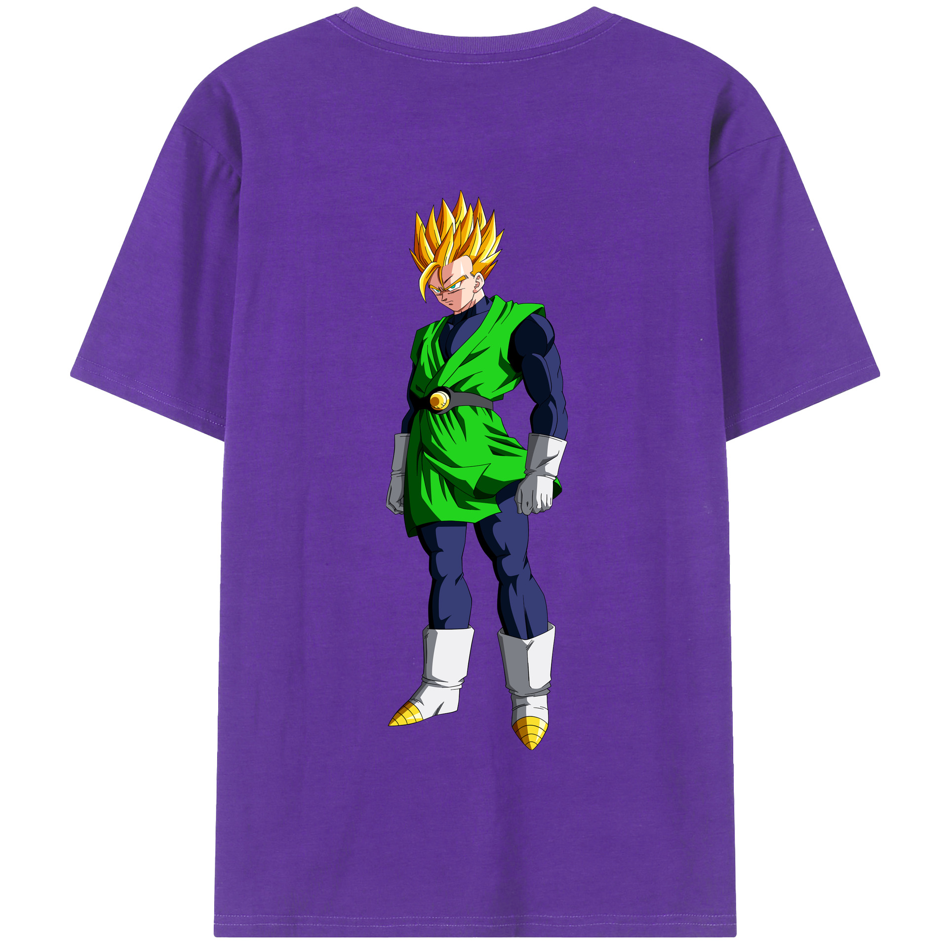 （画像用） ドラゴンボール 孫 悟飯（そんごはん）DRAGON BALL Son Gohan 綿100％半袖Tシャツ（背面プリント）