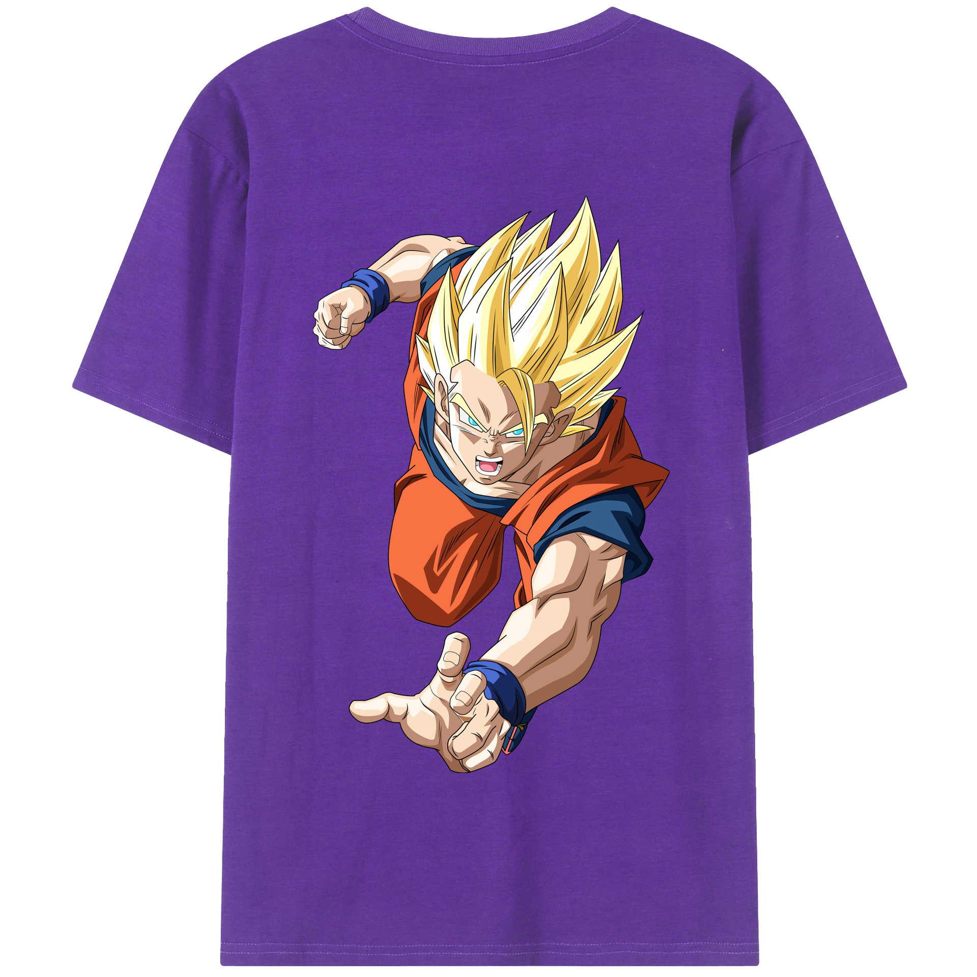 （画像用） ドラゴンボール 孫 悟飯（そんごはん）DRAGON BALL Son Gohan 綿100％半袖Tシャツ（背面プリント）