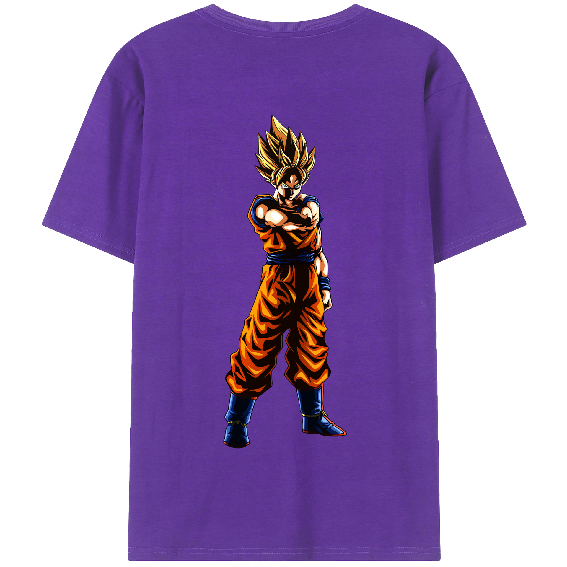 （画像用） ドラゴンボール 孫 悟飯（そんごはん）DRAGON BALL Son Gohan 綿100％半袖Tシャツ（背面プリント）