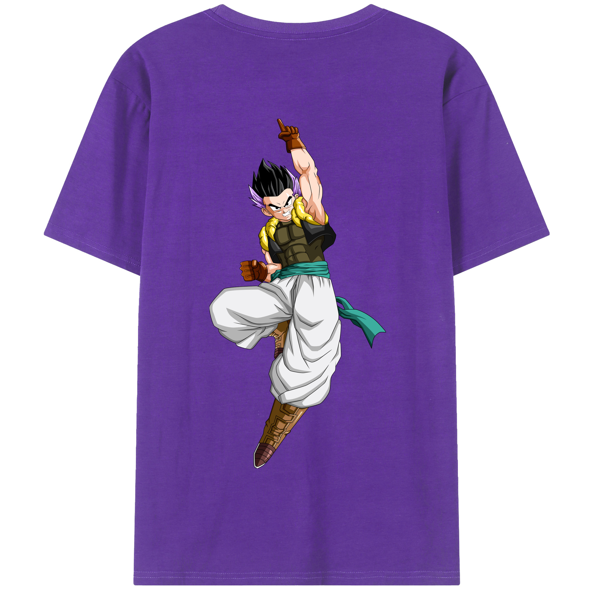 （画像用） ドラゴンボール 孫 悟飯（そんごはん）DRAGON BALL Son Gohan 綿100％半袖Tシャツ（背面プリント）