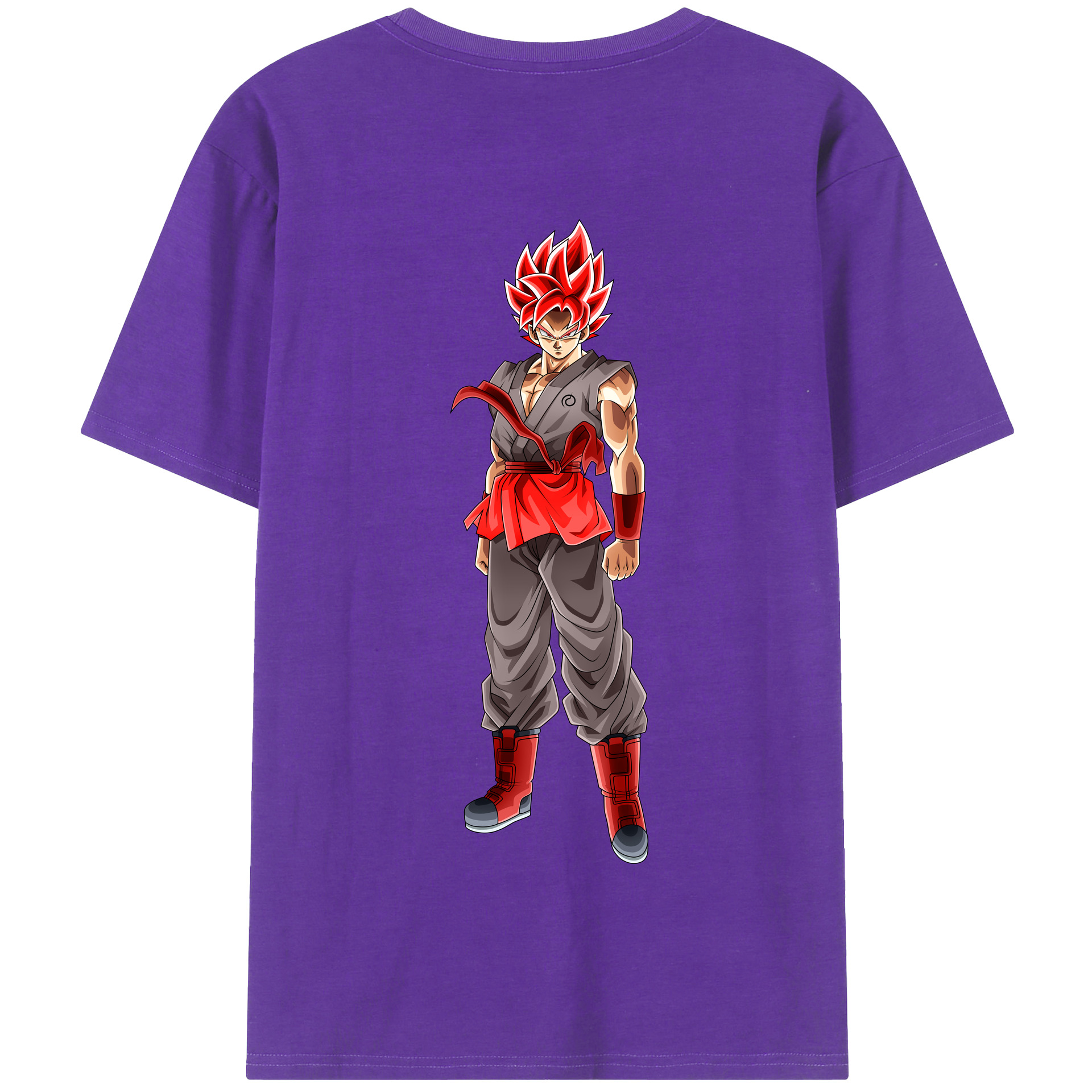 （画像用） ドラゴンボール 孫 悟飯（そんごはん）DRAGON BALL Son Gohan 綿100％半袖Tシャツ（背面プリント）