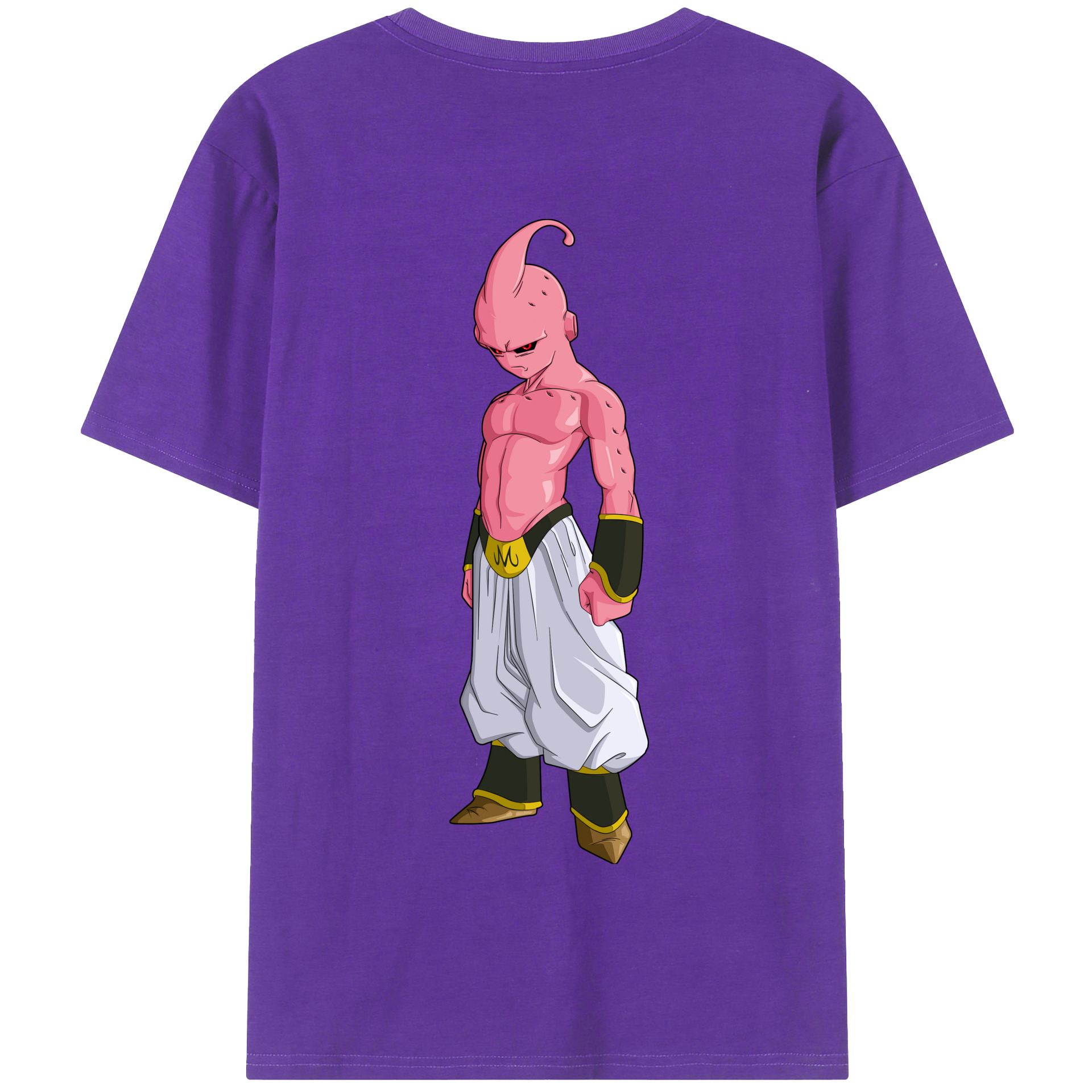 （画像用） ドラゴンボール 魔人ブウ DRAGON BALL Majin Buu 綿100％半袖Tシャツ（背面プリント）
