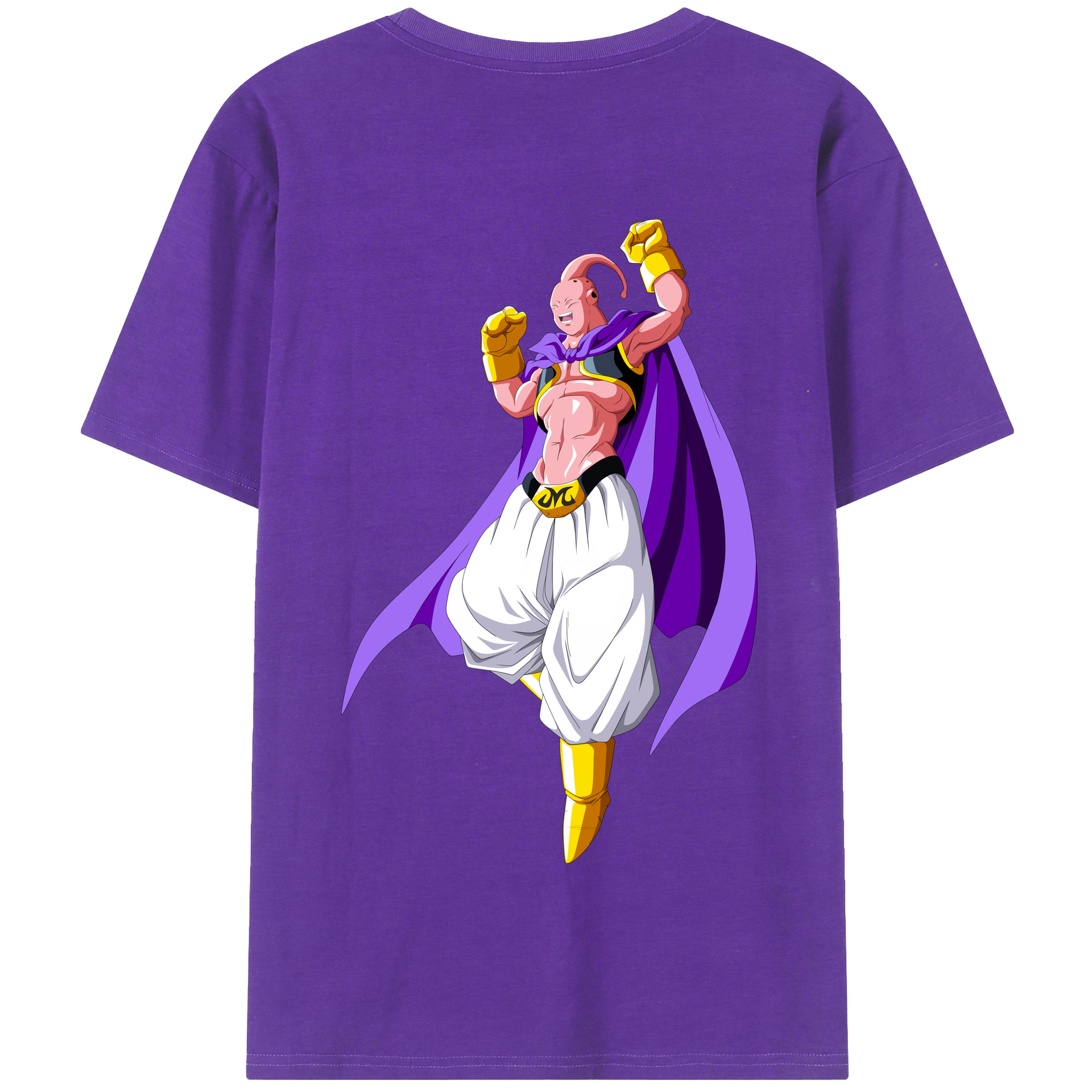 （画像用） ドラゴンボール 魔人ブウ DRAGON BALL Majin Buu 綿100％半袖Tシャツ（背面プリント）
