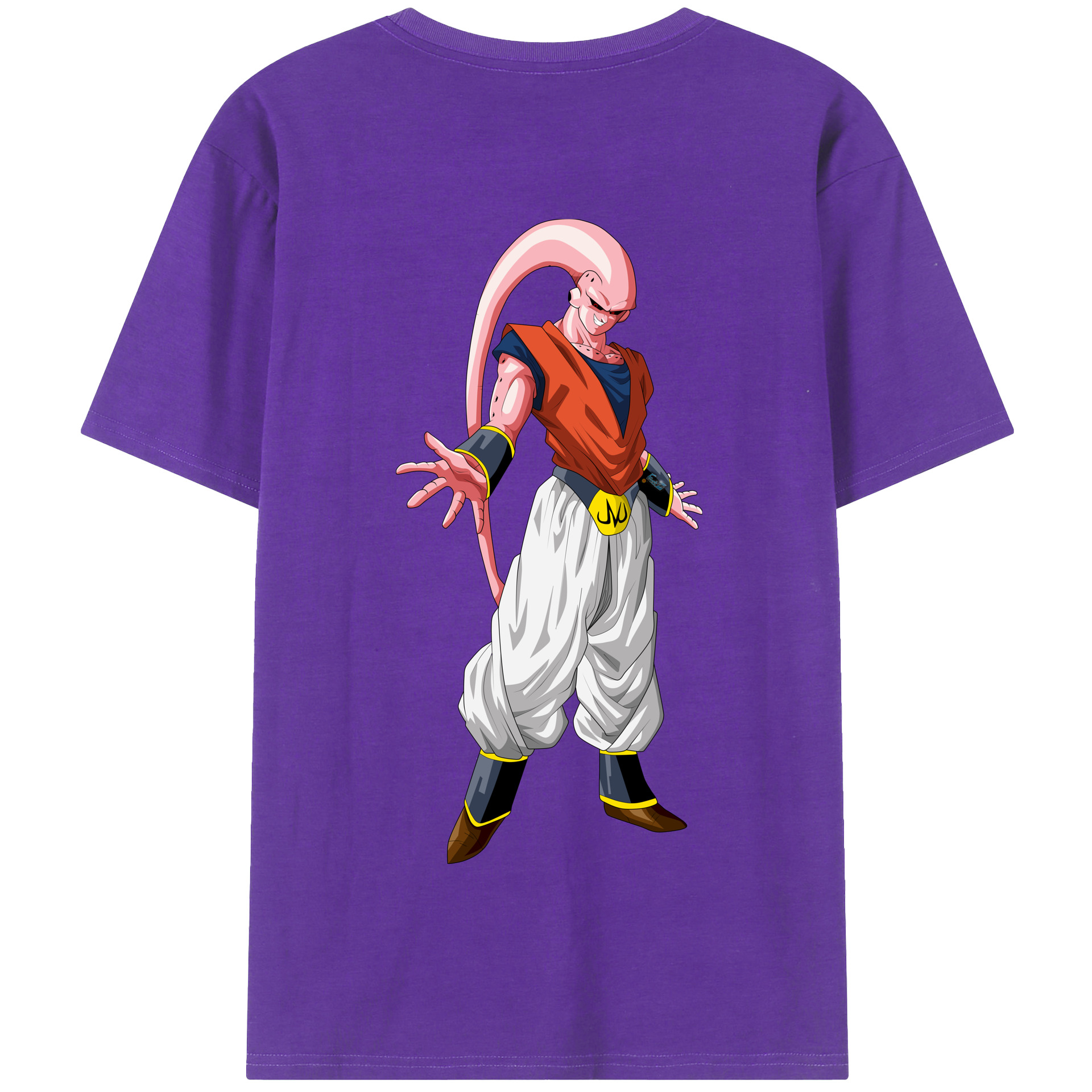 （画像用） ドラゴンボール 魔人ブウ DRAGON BALL Majin Buu 綿100％半袖Tシャツ（背面プリント）