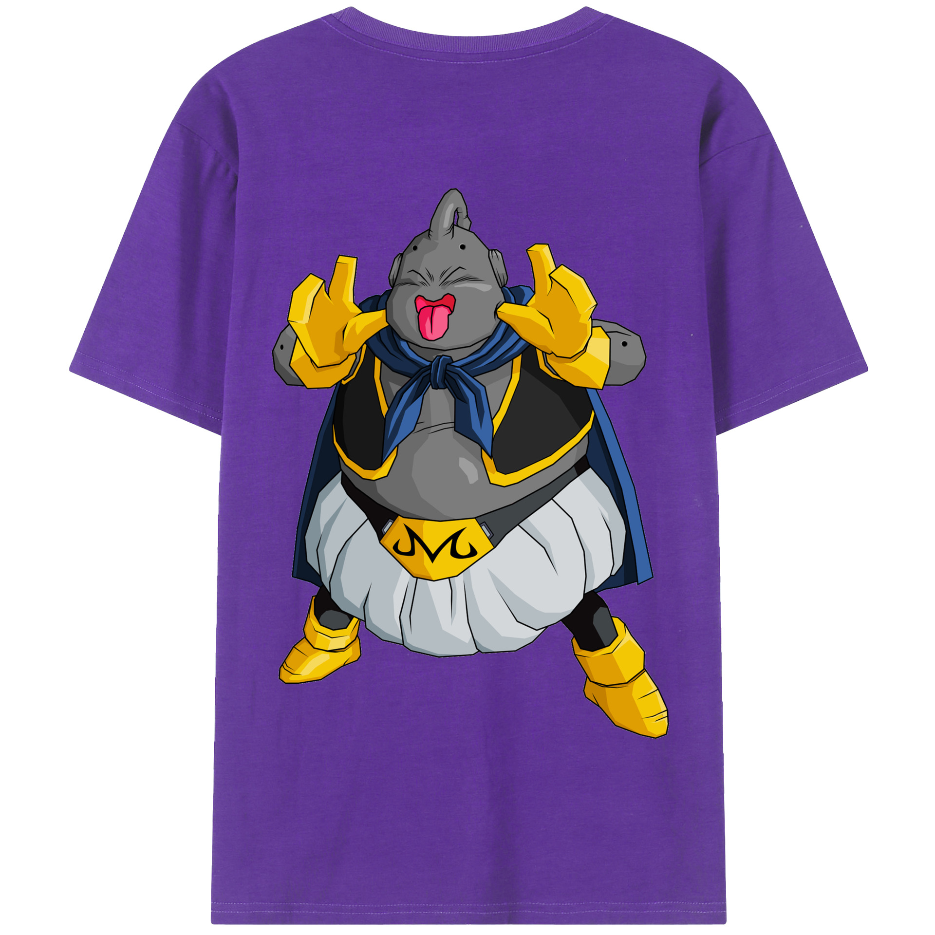 （画像用） ドラゴンボール 魔人ブウ DRAGON BALL Majin Buu 綿100％半袖Tシャツ（背面プリント）
