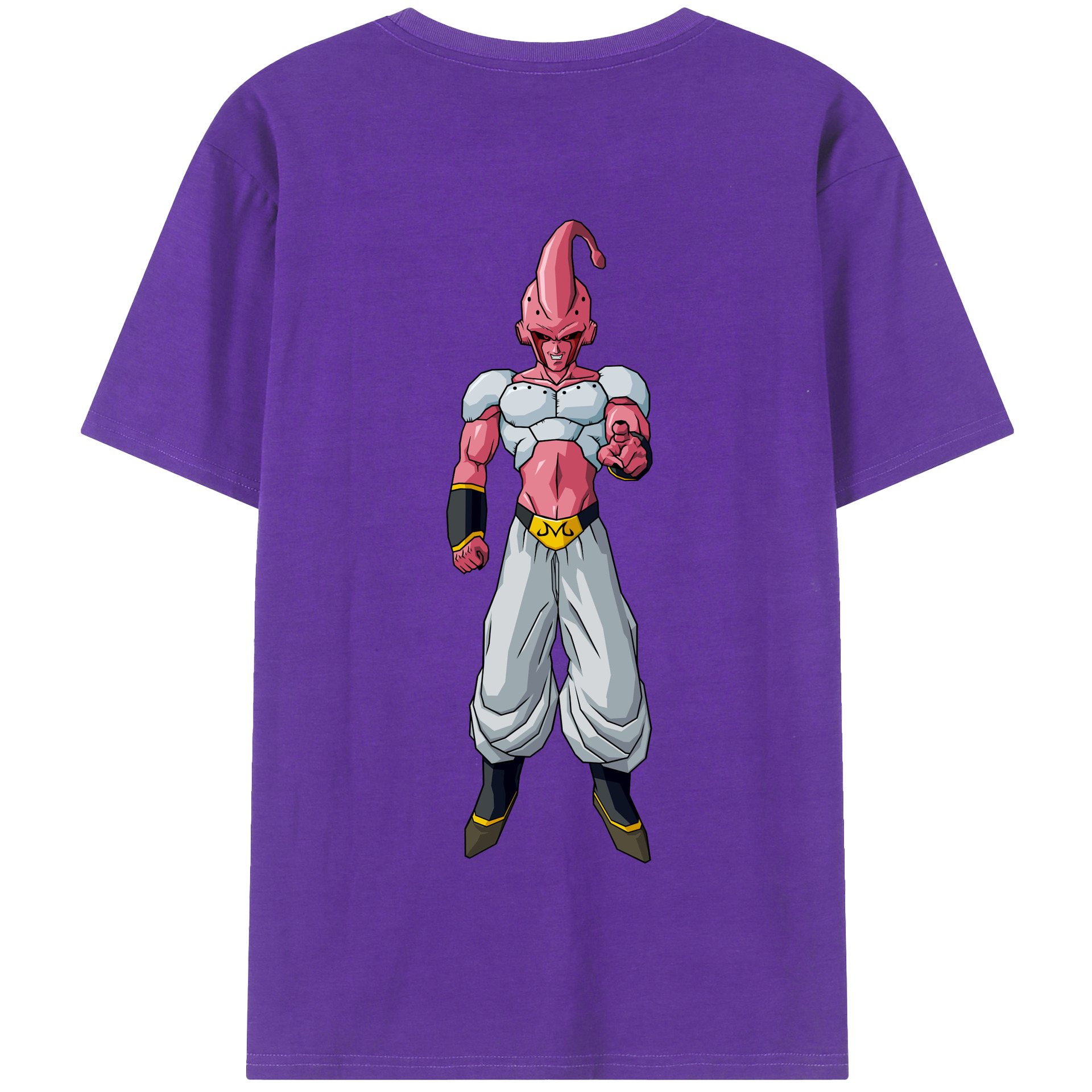 （画像用） ドラゴンボール 魔人ブウ DRAGON BALL Majin Buu 綿100％半袖Tシャツ（背面プリント）