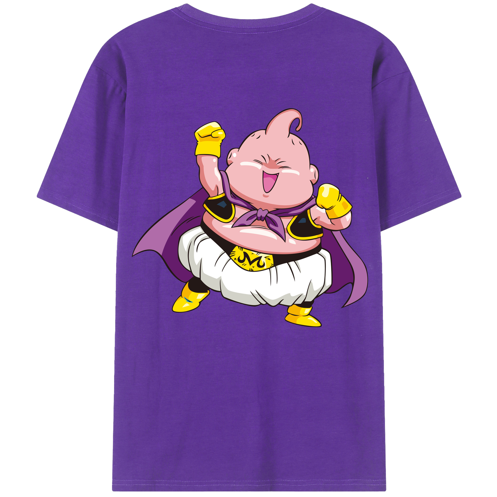 （画像用） ドラゴンボール 魔人ブウ DRAGON BALL Majin Buu 綿100％半袖Tシャツ（背面プリント）