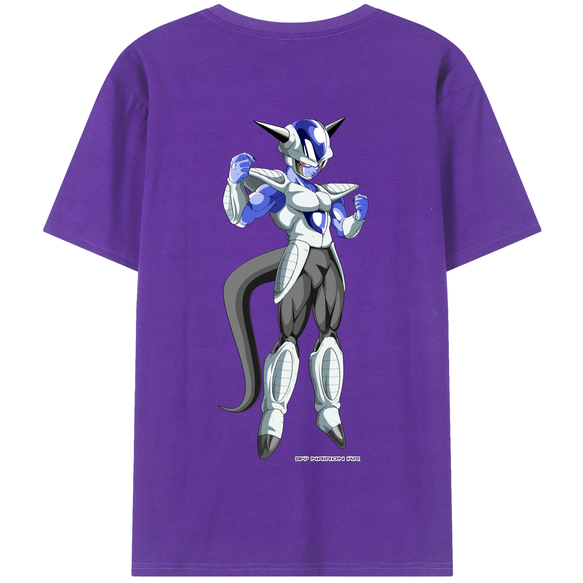 （画像用） ドラゴンボール フリーザ DRAGON BALL Frieza 綿100％半袖Tシャツ（背面プリント）