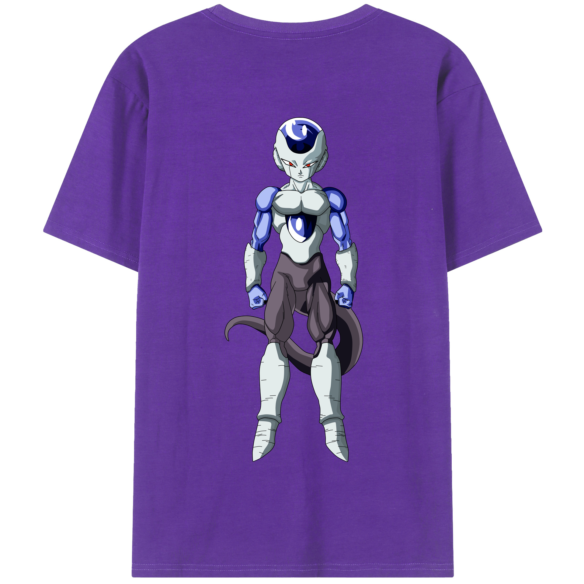（画像用） ドラゴンボール フリーザ DRAGON BALL Frieza 綿100％半袖Tシャツ（背面プリント）