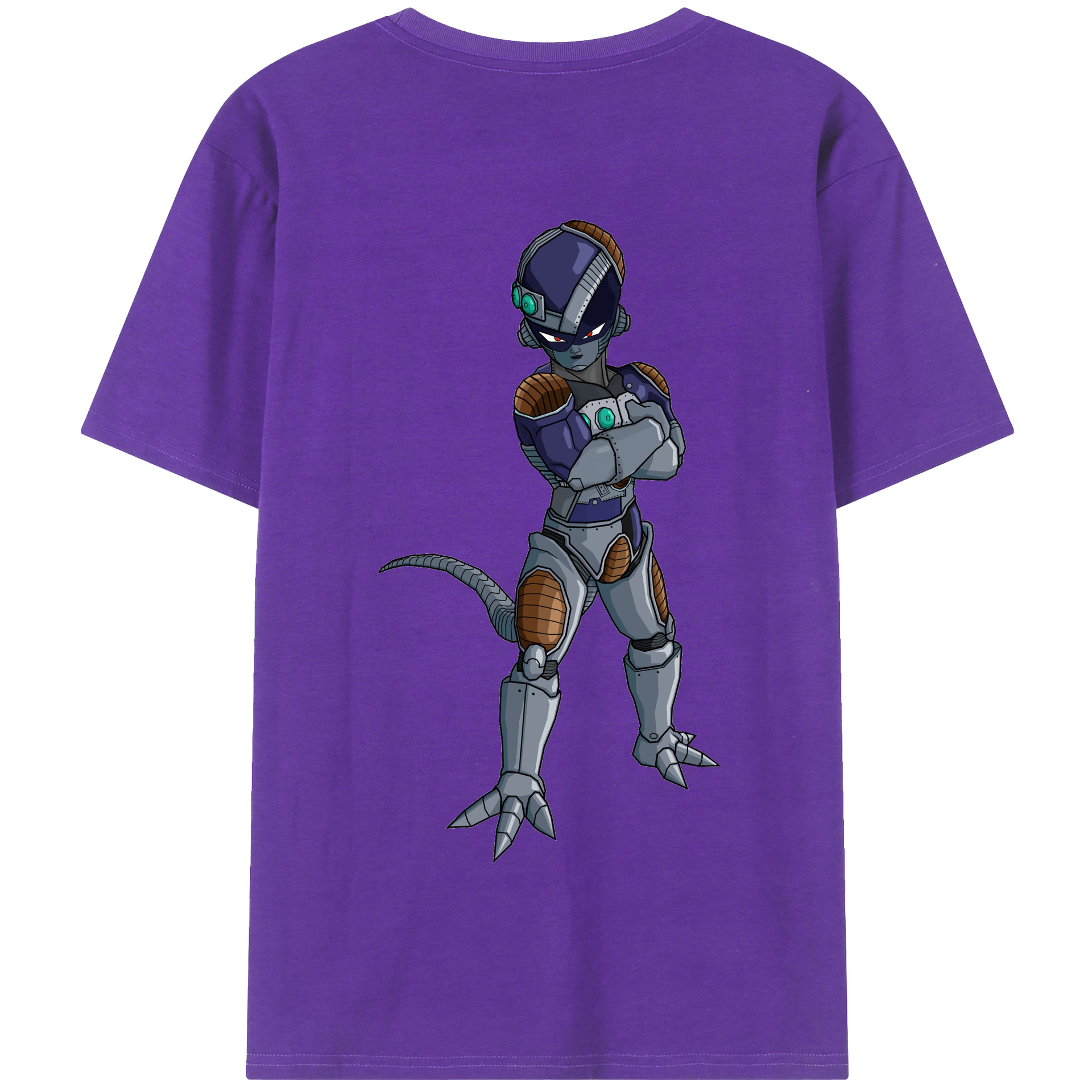 （画像用） ドラゴンボール フリーザ DRAGON BALL Frieza 綿100％半袖Tシャツ（背面プリント）
