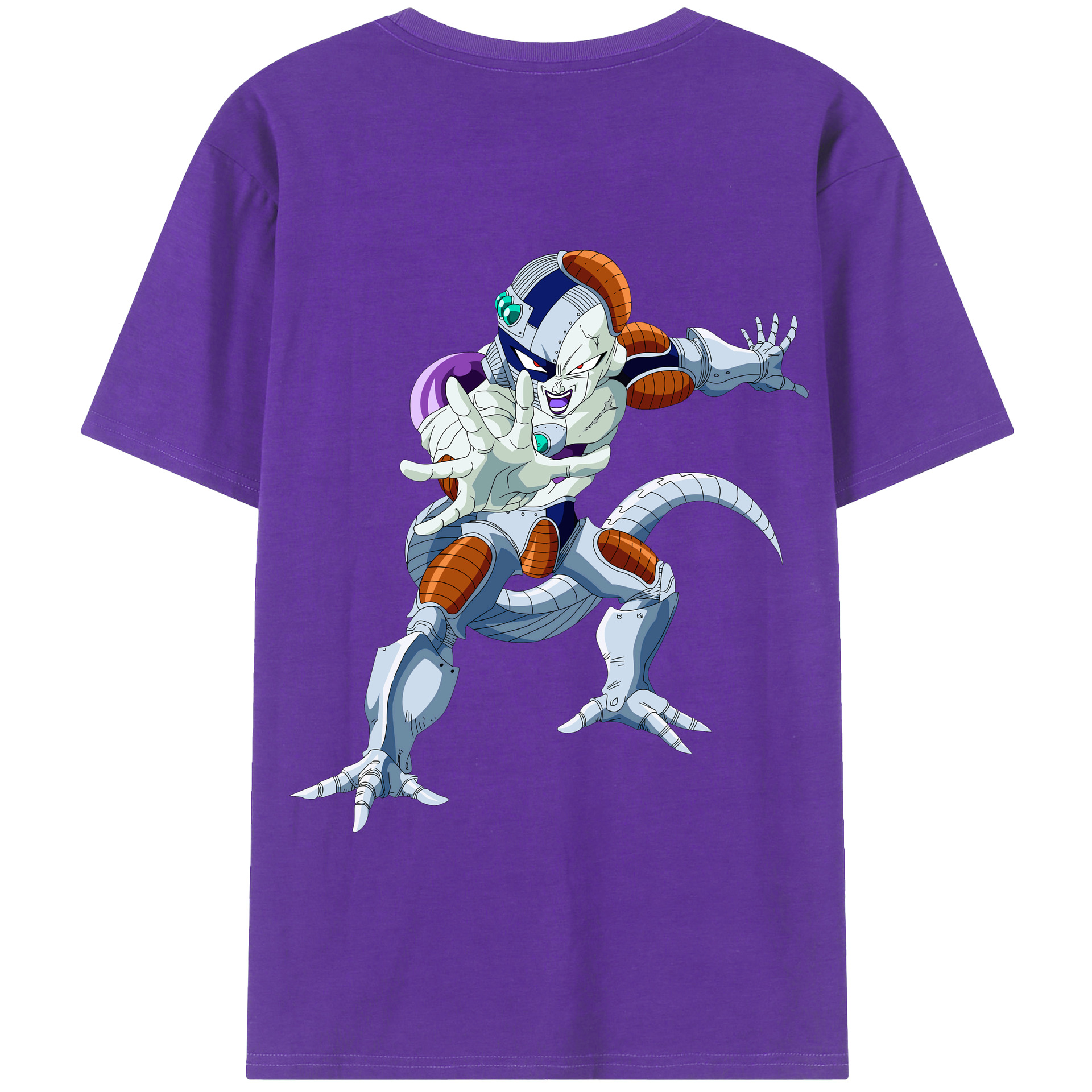 （画像用） ドラゴンボール フリーザ DRAGON BALL Frieza 綿100％半袖Tシャツ（背面プリント）