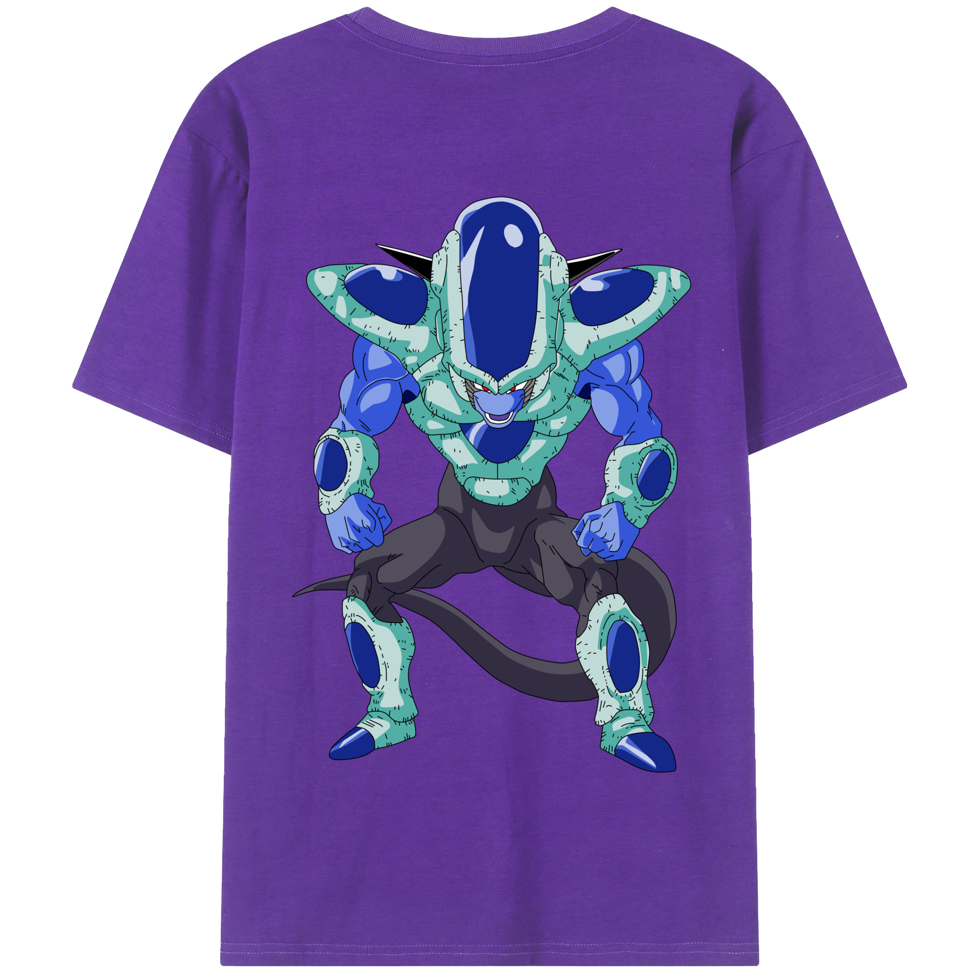 （画像用） ドラゴンボール フリーザ DRAGON BALL Frieza 綿100％半袖Tシャツ（背面プリント）