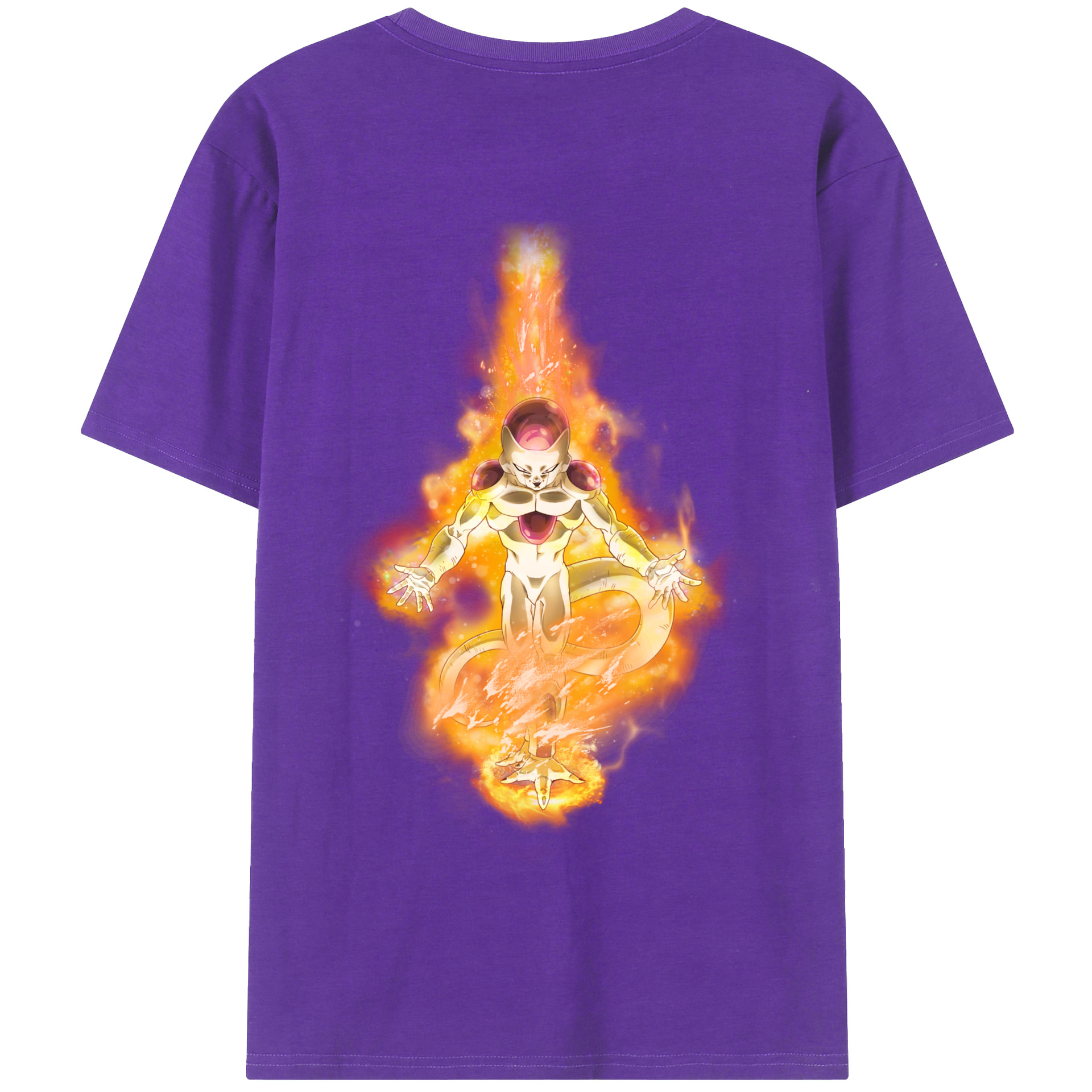 （画像用） ドラゴンボール フリーザ DRAGON BALL Frieza 綿100％半袖Tシャツ（背面プリント）