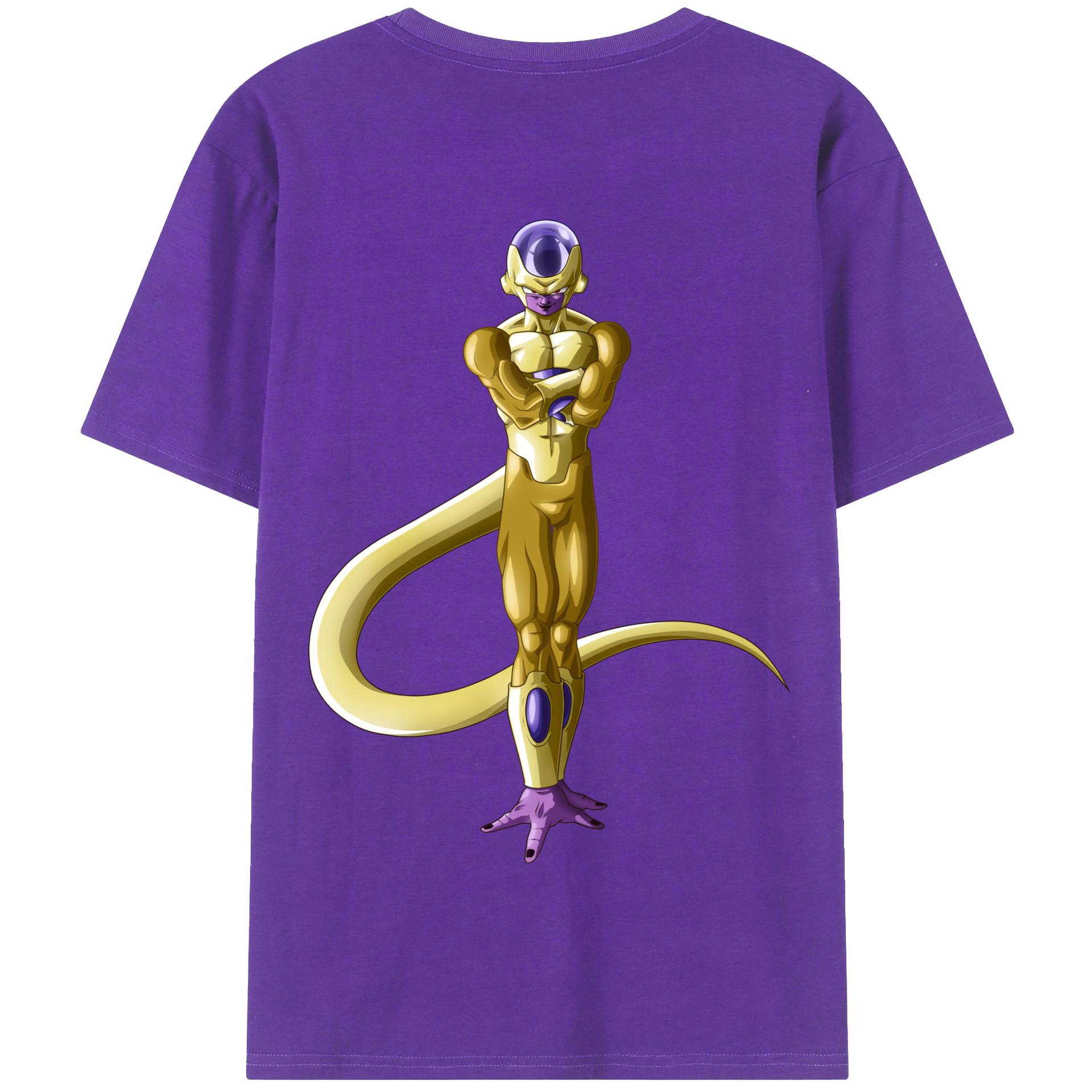 （画像用） ドラゴンボール フリーザ DRAGON BALL Frieza 綿100％半袖Tシャツ（背面プリント）