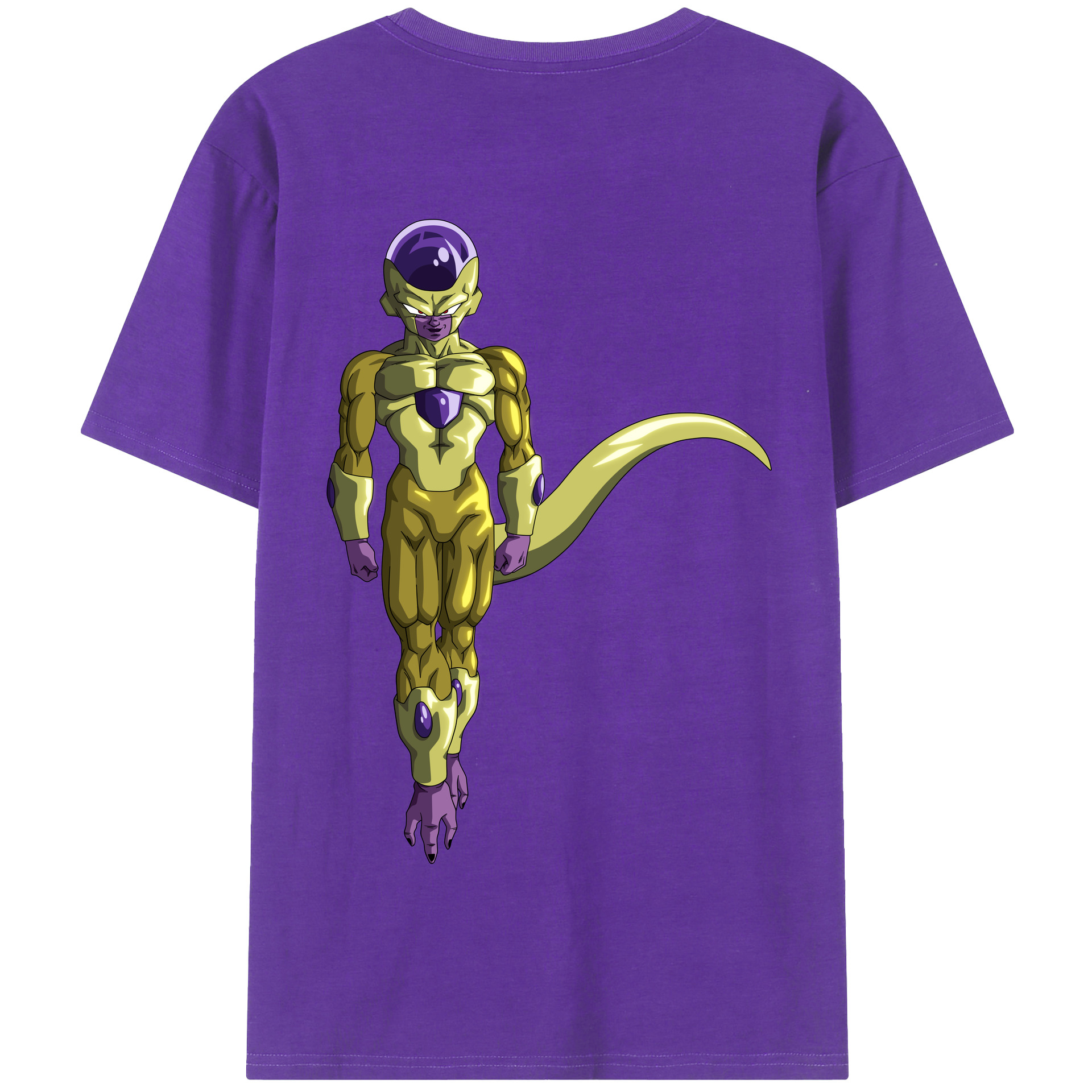 （画像用） ドラゴンボール フリーザ DRAGON BALL Frieza 綿100％半袖Tシャツ（背面プリント）