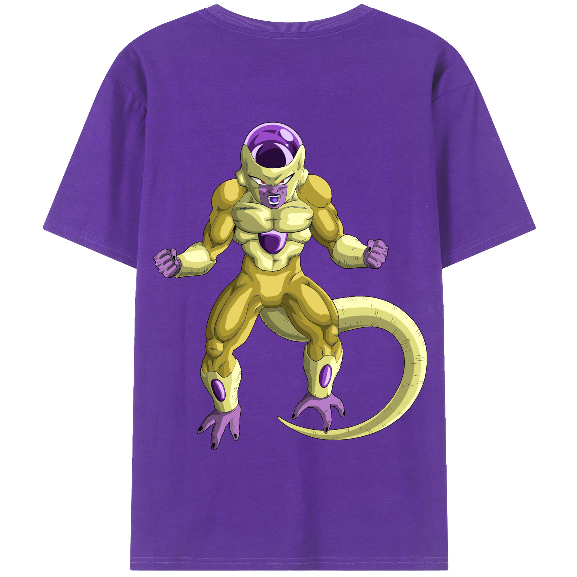 （画像用） ドラゴンボール フリーザ DRAGON BALL Frieza 綿100％半袖Tシャツ（背面プリント）
