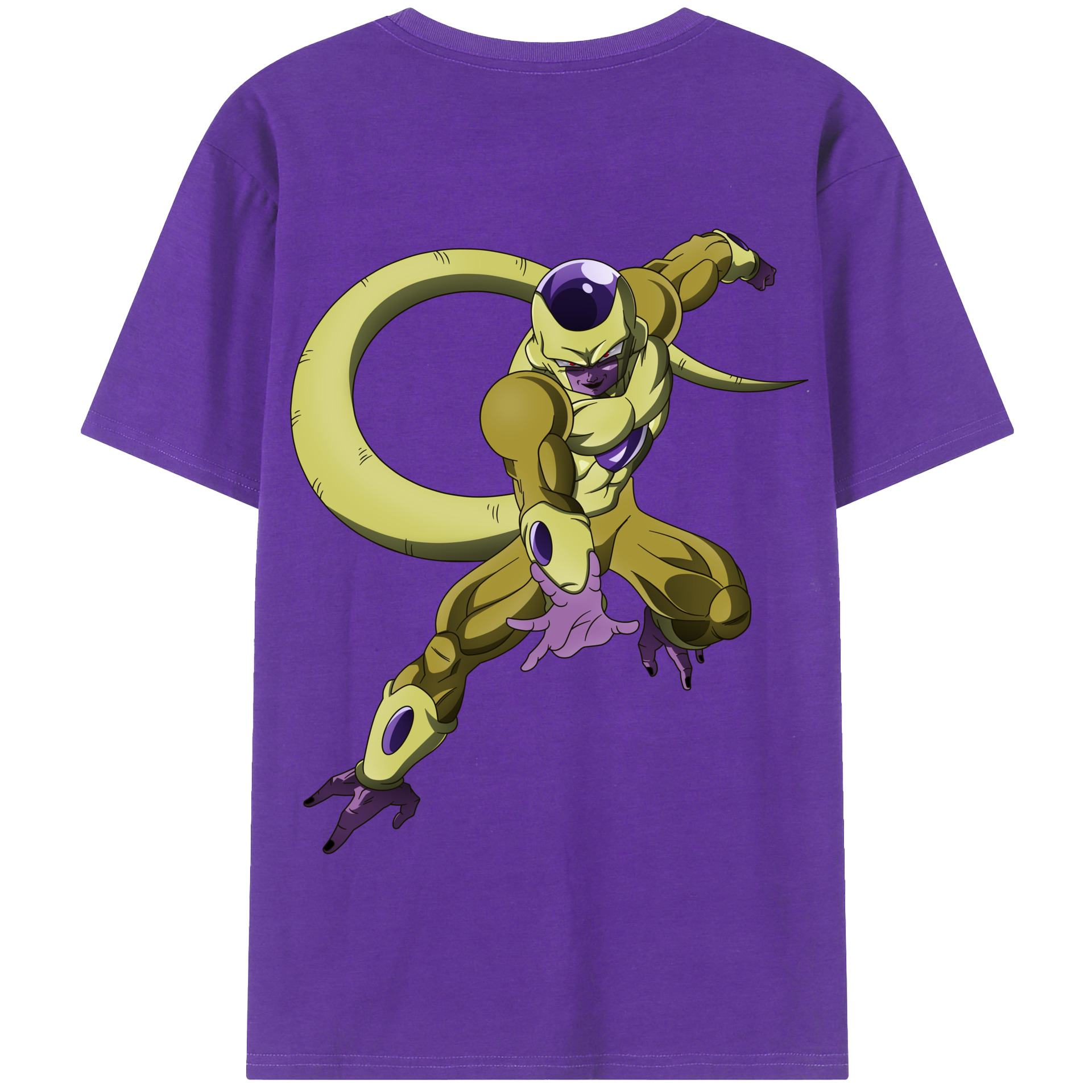 （画像用） ドラゴンボール フリーザ DRAGON BALL Frieza 綿100％半袖Tシャツ（背面プリント）