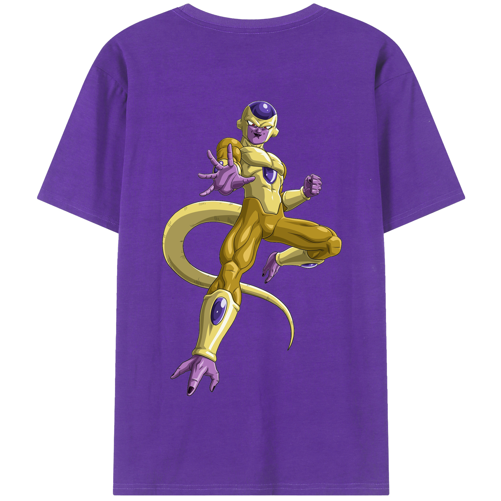 （画像用） ドラゴンボール フリーザ DRAGON BALL Frieza 綿100％半袖Tシャツ（背面プリント）