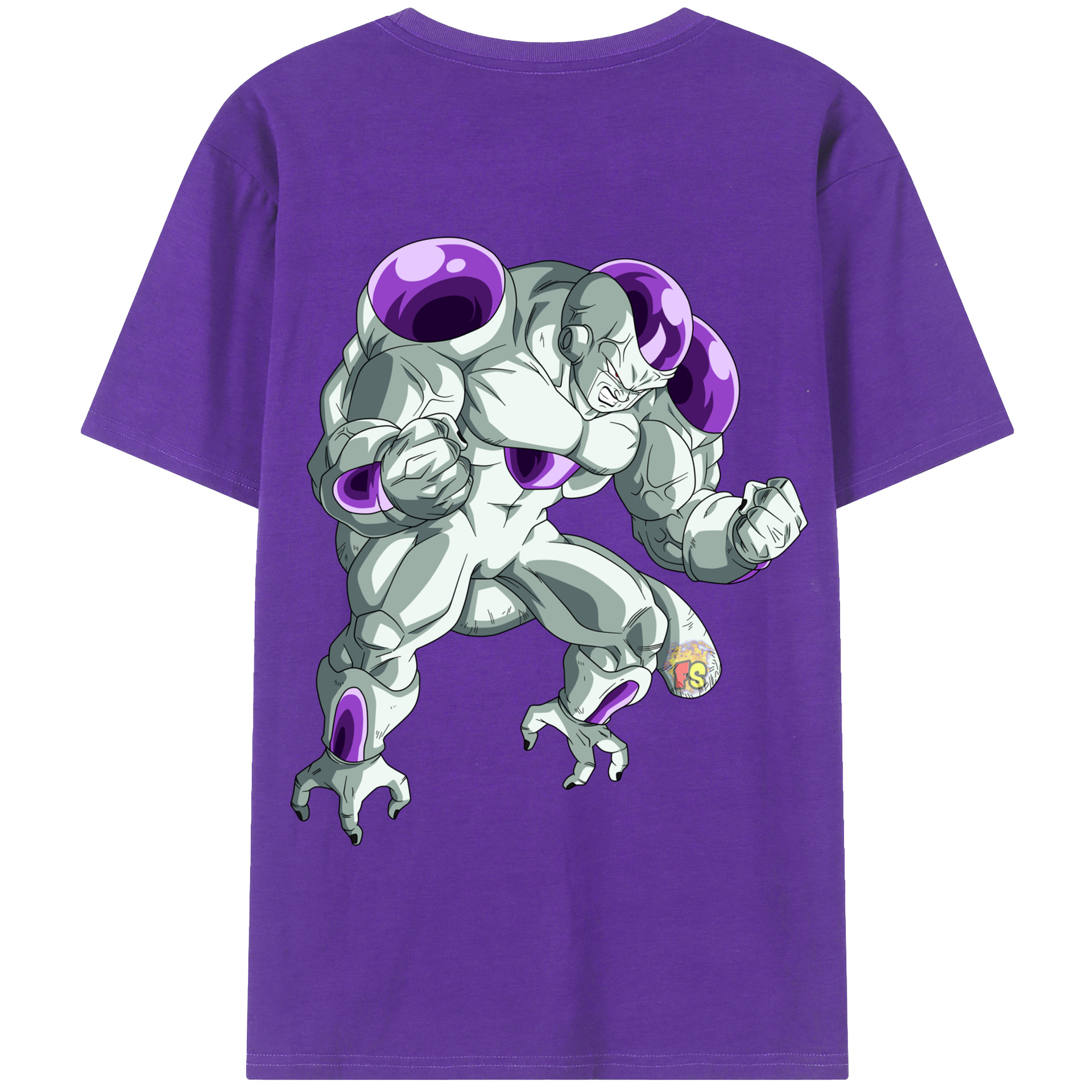 （画像用） ドラゴンボール フリーザ DRAGON BALL Frieza 綿100％半袖Tシャツ（背面プリント）