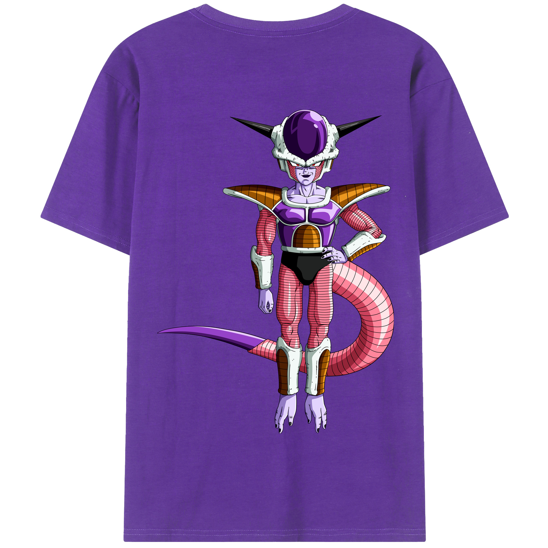 ドラゴンボール フリーザ DRAGON BALL Frieza 綿100％半袖Tシャツ（背面プリント）
