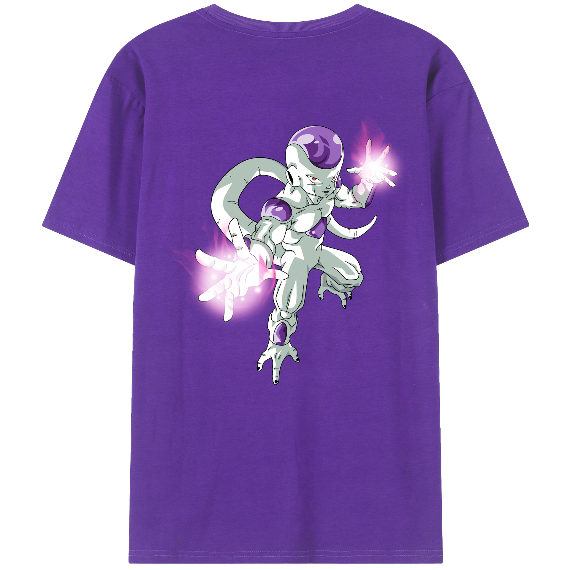 （画像用） ドラゴンボール フリーザ DRAGON BALL Frieza 綿100％半袖Tシャツ（背面プリント）
