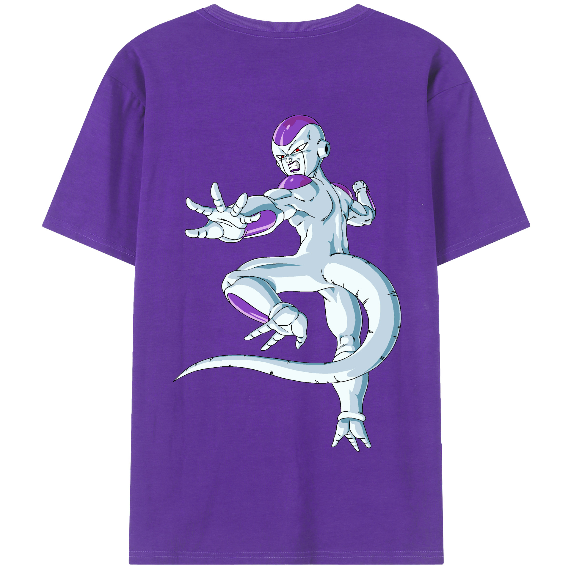 （画像用） ドラゴンボール フリーザ DRAGON BALL Frieza 綿100％半袖Tシャツ（背面プリント）