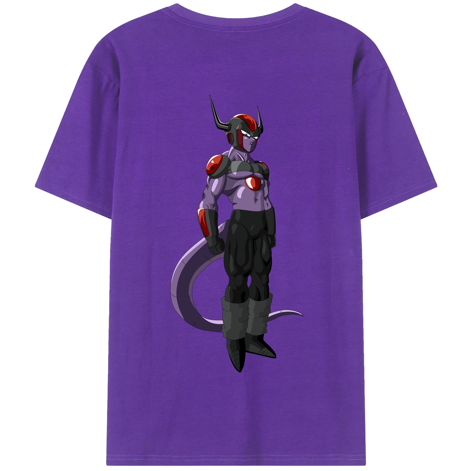 （画像用） ドラゴンボール フリーザ DRAGON BALL Frieza 綿100％半袖Tシャツ（背面プリント）