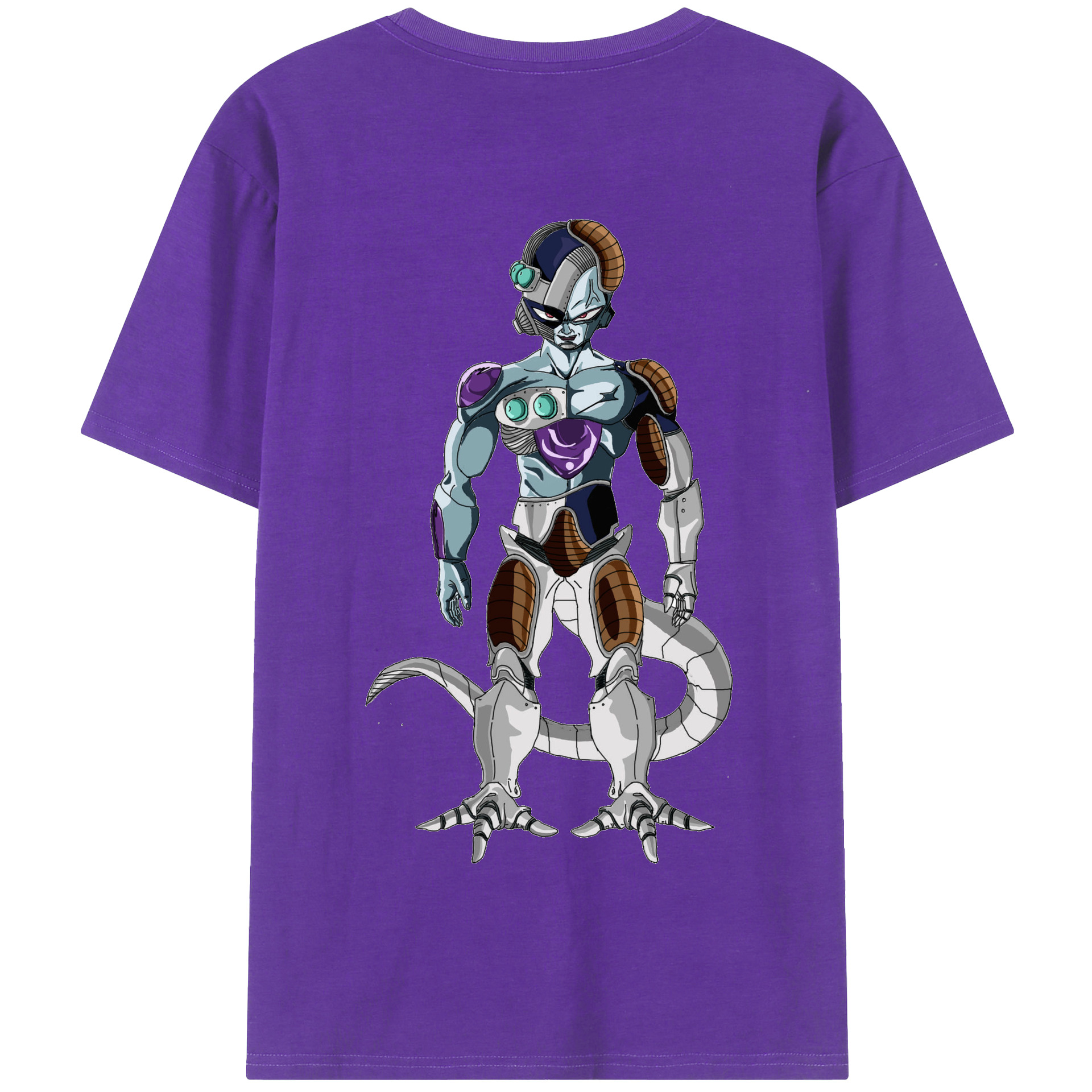 （画像用） ドラゴンボール クウラ DRAGON BALL Cooler Coora 綿100％半袖Tシャツ（背面プリント）