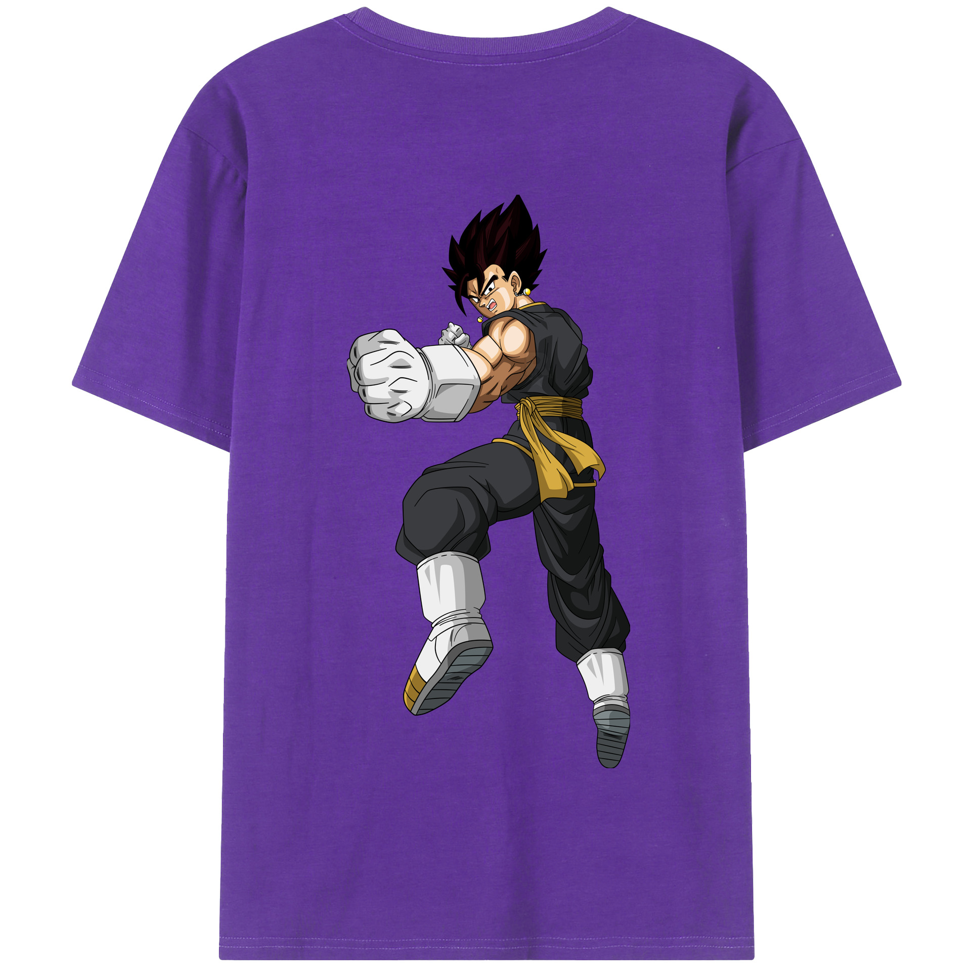 （画像用） ドラゴンボール ベジット DRAGON BALL Vegetto 綿100％半袖Tシャツ（背面プリント）