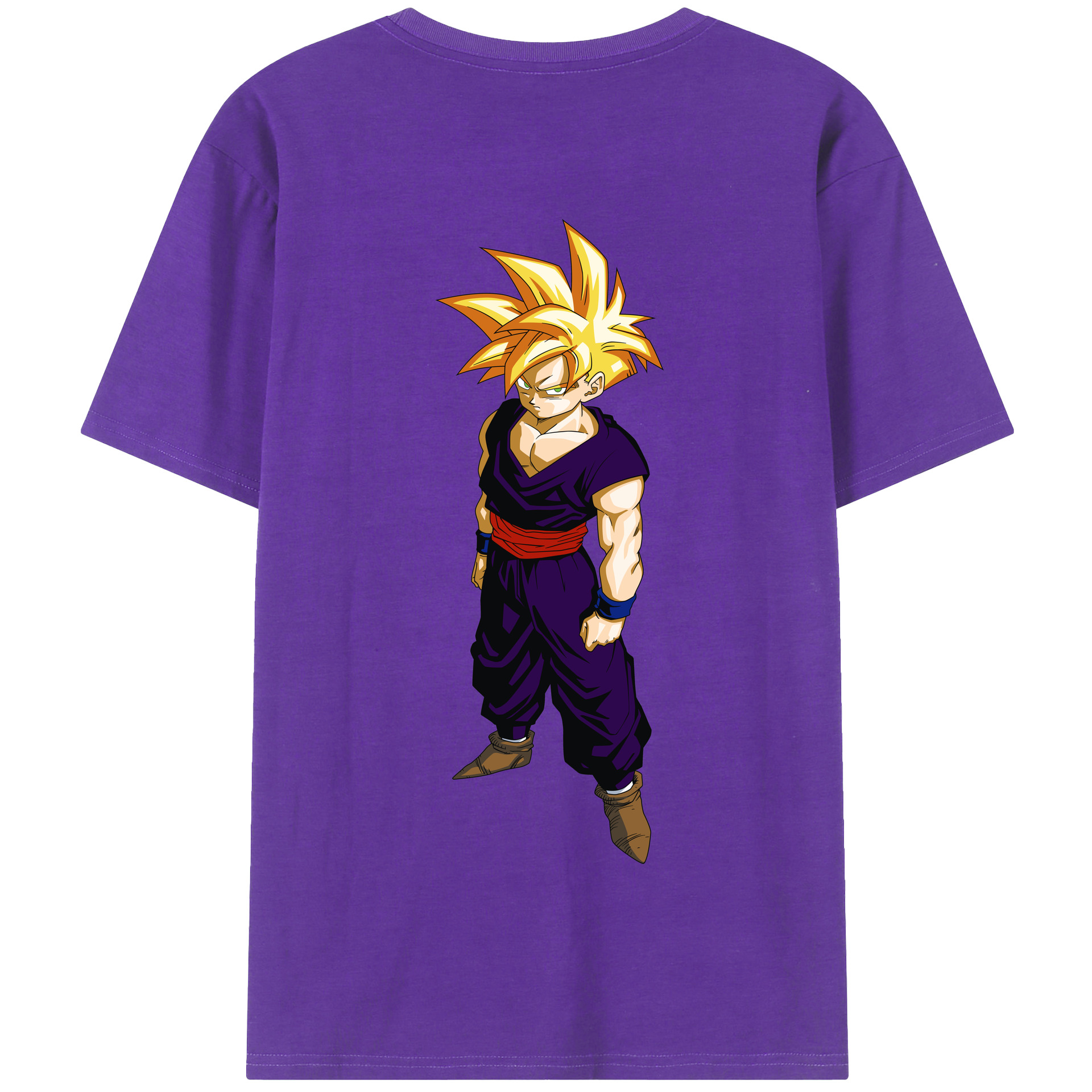 （画像用） ドラゴンボール ベジット DRAGON BALL Vegetto 綿100％半袖Tシャツ（背面プリント）