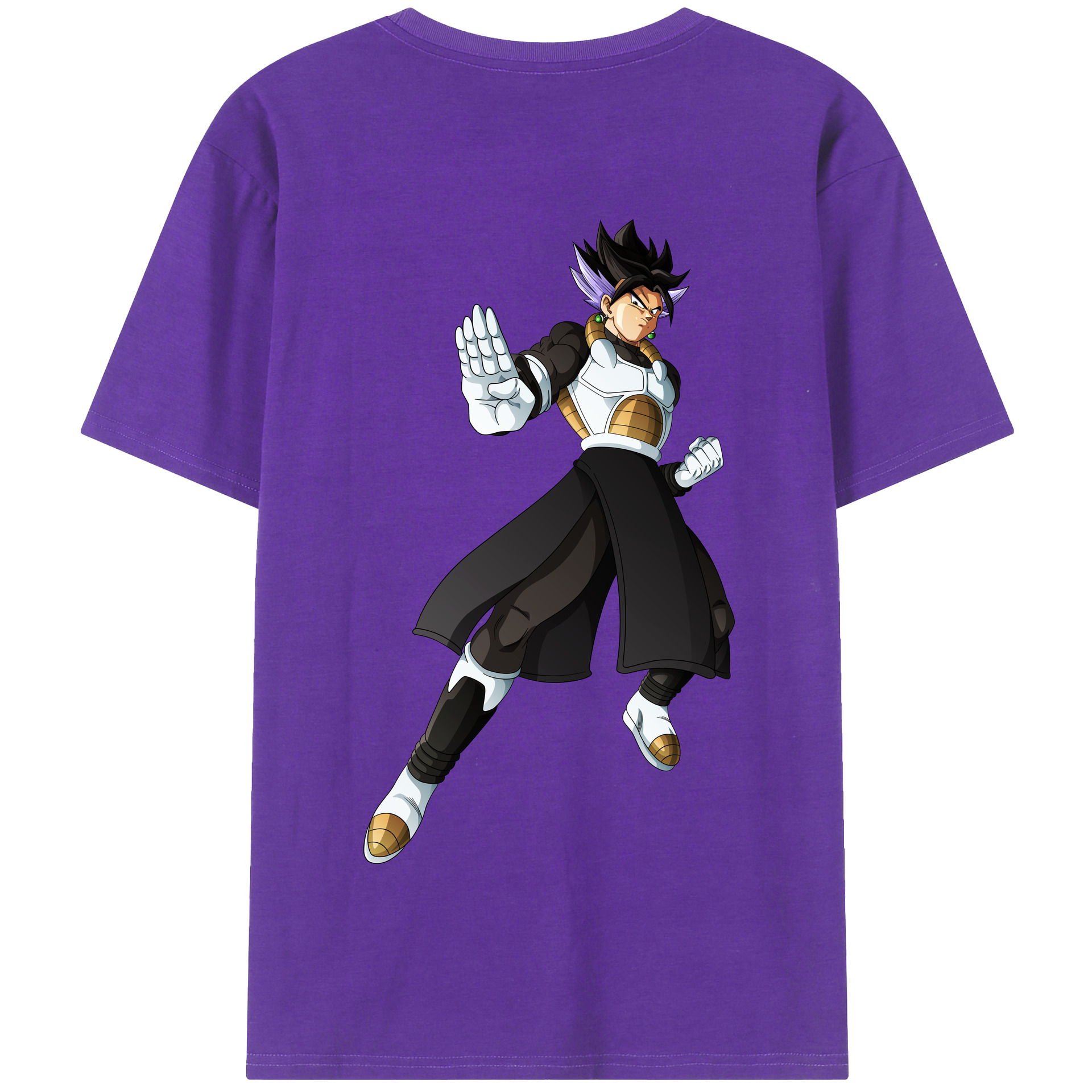 （画像用） ドラゴンボール ベジット DRAGON BALL Vegetto 綿100％半袖Tシャツ（背面プリント）