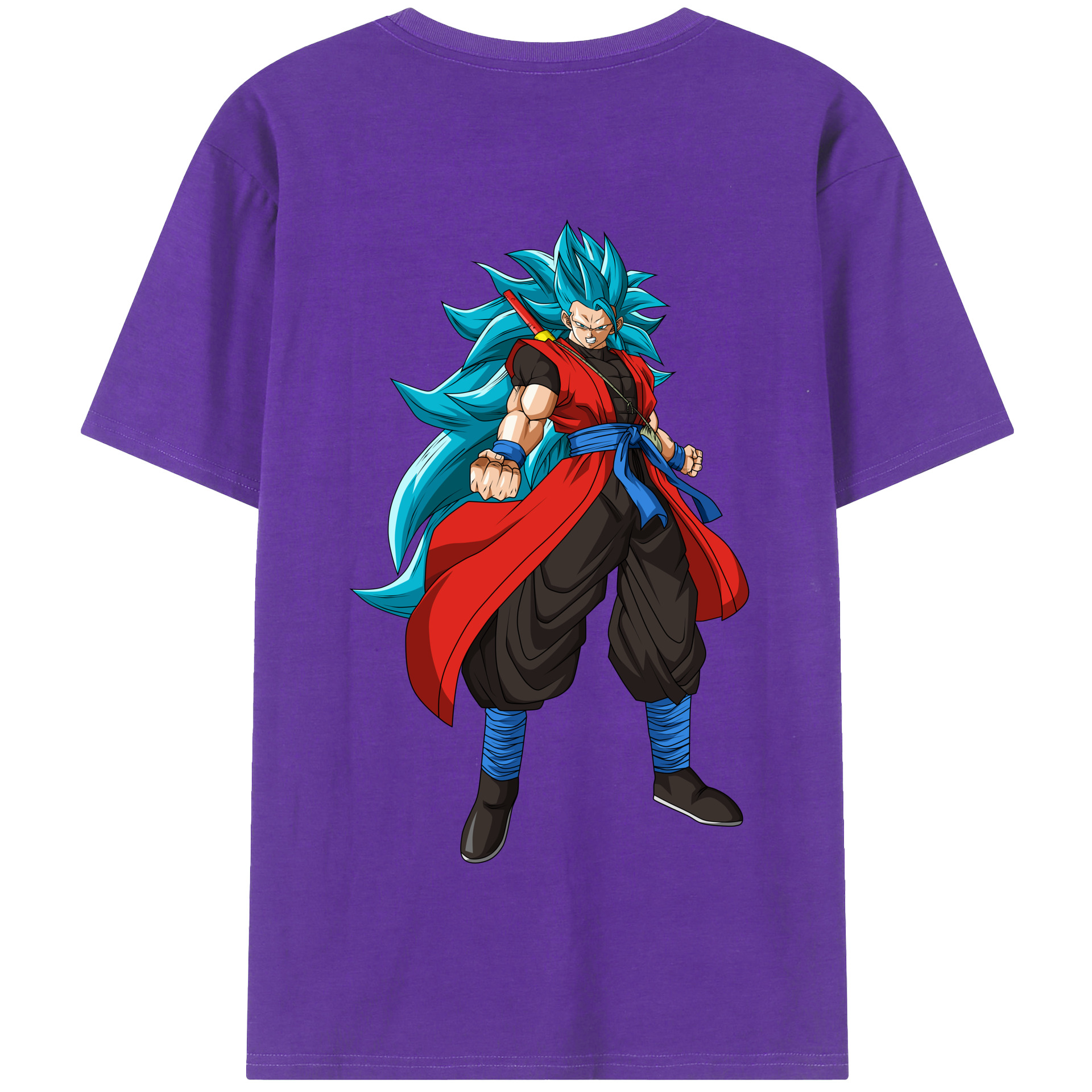（画像用） ドラゴンボール ベジット DRAGON BALL Vegetto 綿100％半袖Tシャツ（背面プリント）