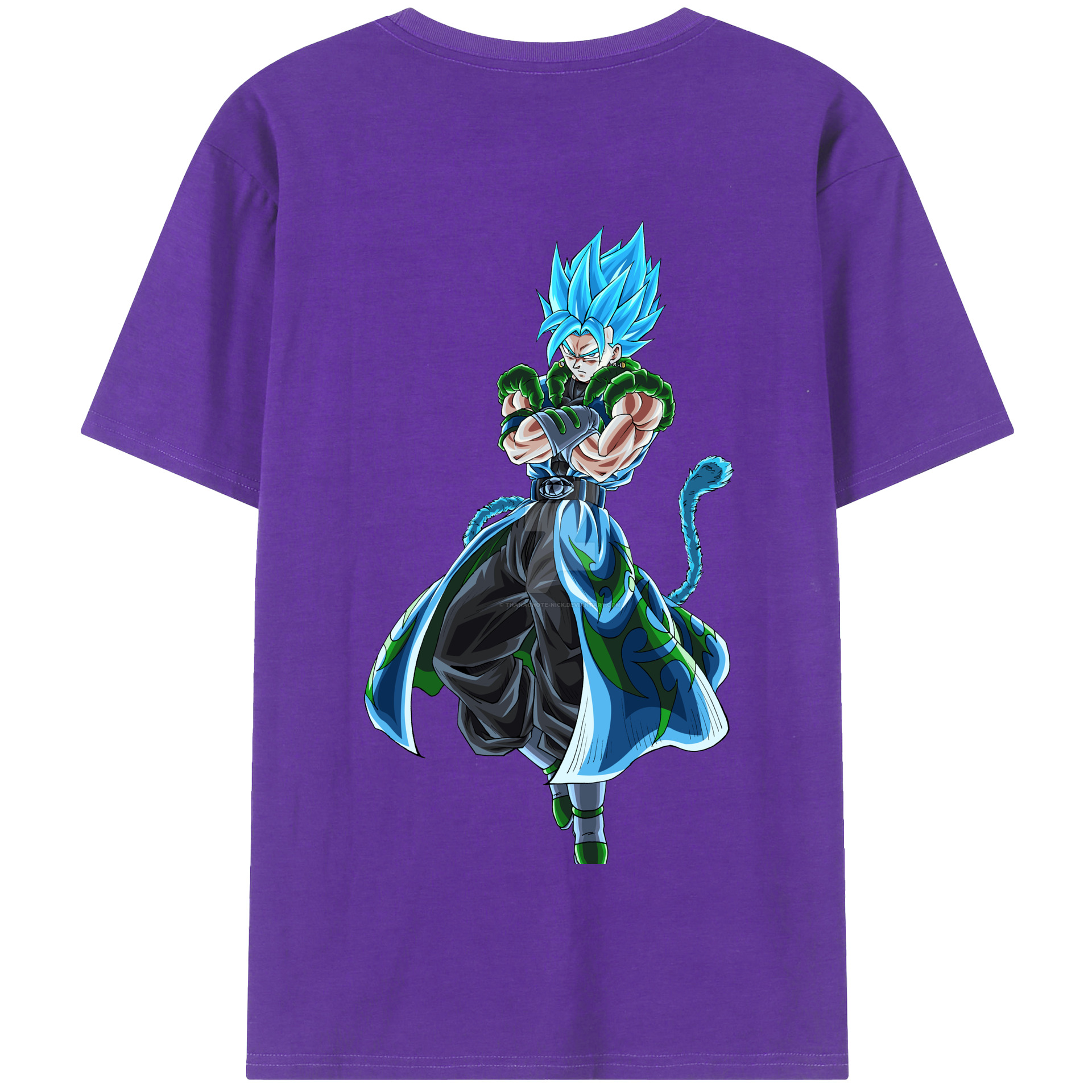 （画像用） ドラゴンボール ベジット DRAGON BALL Vegetto 綿100％半袖Tシャツ（背面プリント）