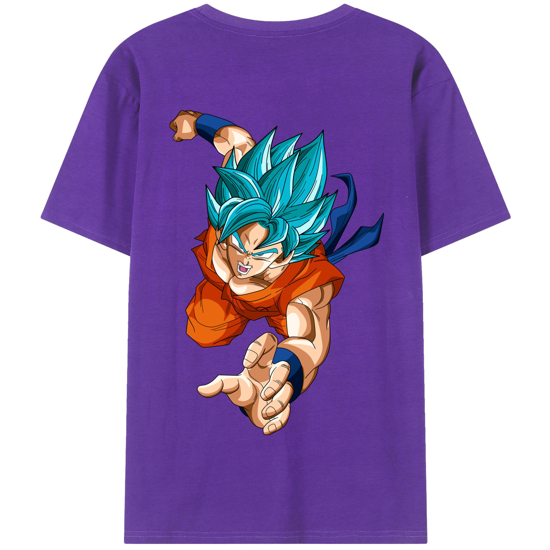 （画像用） ドラゴンボール ベジット DRAGON BALL Vegetto 綿100％半袖Tシャツ（背面プリント）