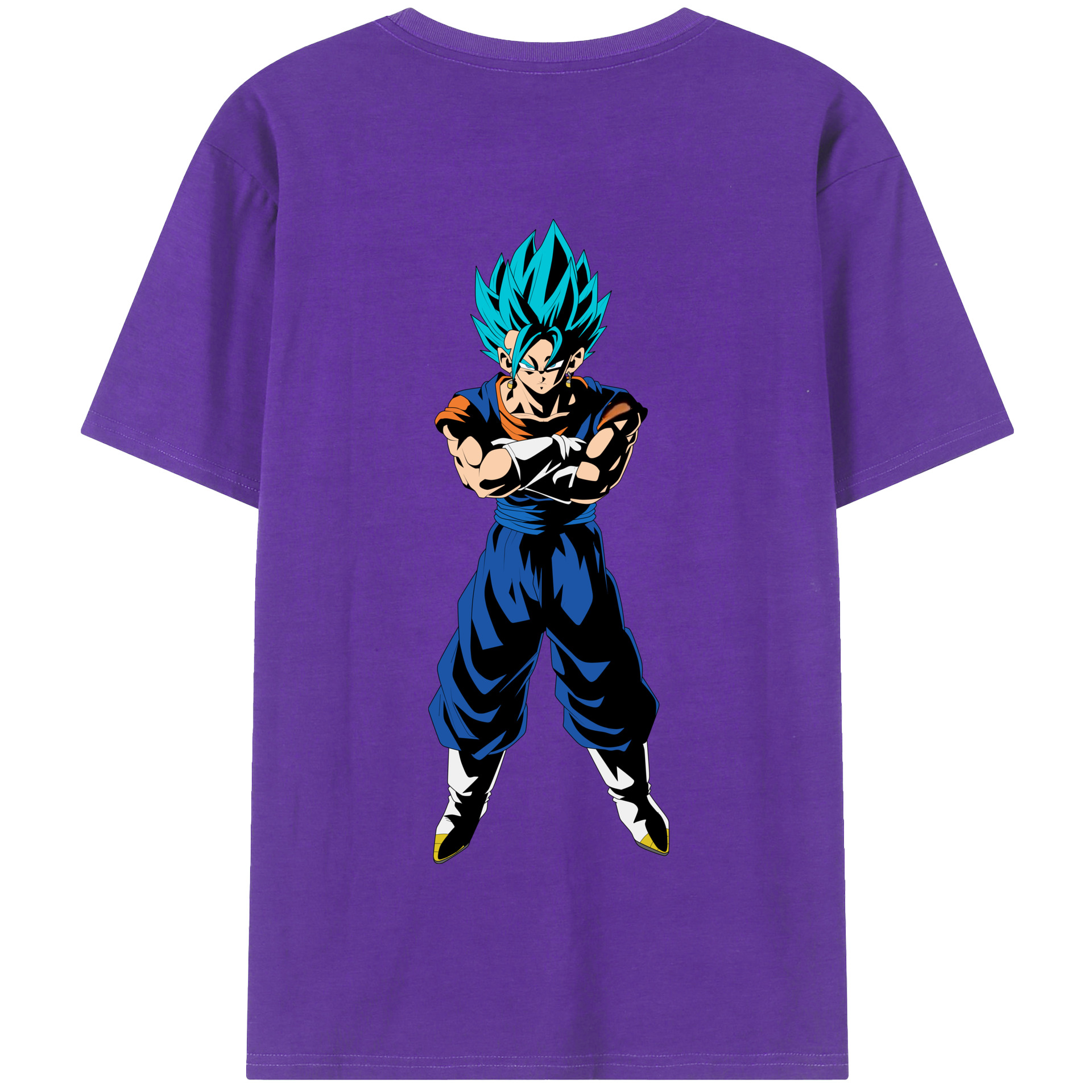 （画像用） ドラゴンボール ベジット DRAGON BALL Vegetto 綿100％半袖Tシャツ（背面プリント）