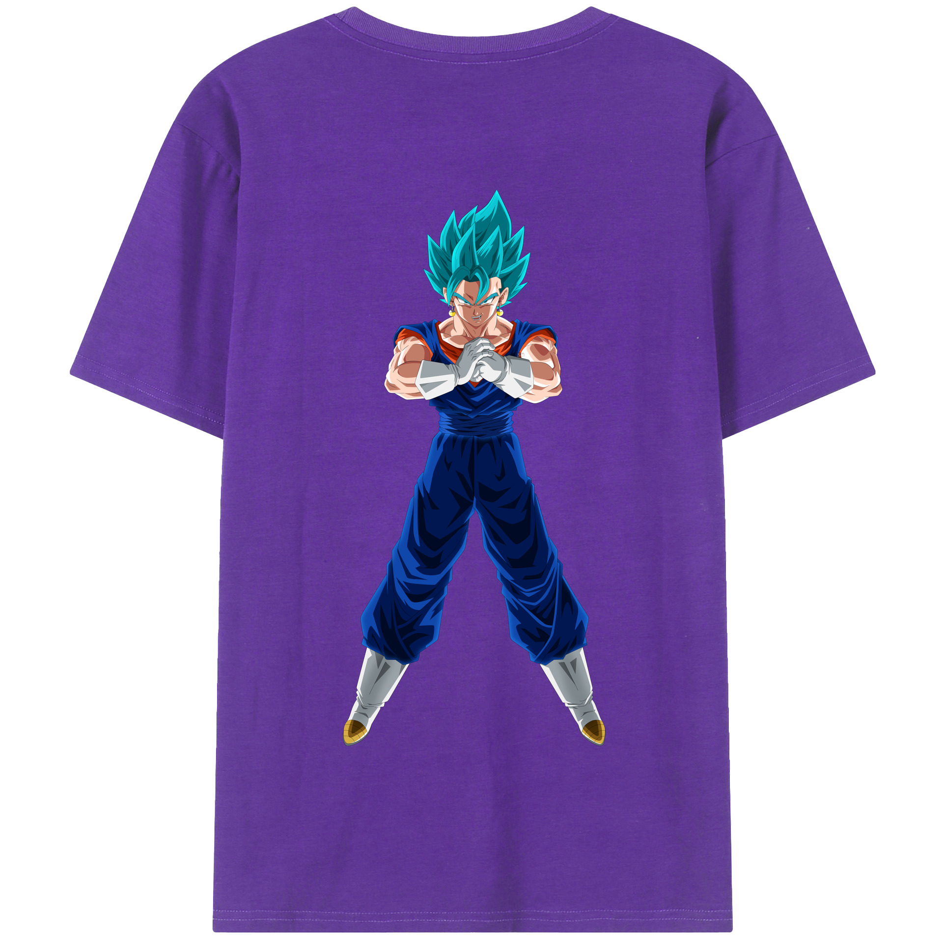（画像用） ドラゴンボール ベジット DRAGON BALL Vegetto 綿100％半袖Tシャツ（背面プリント）