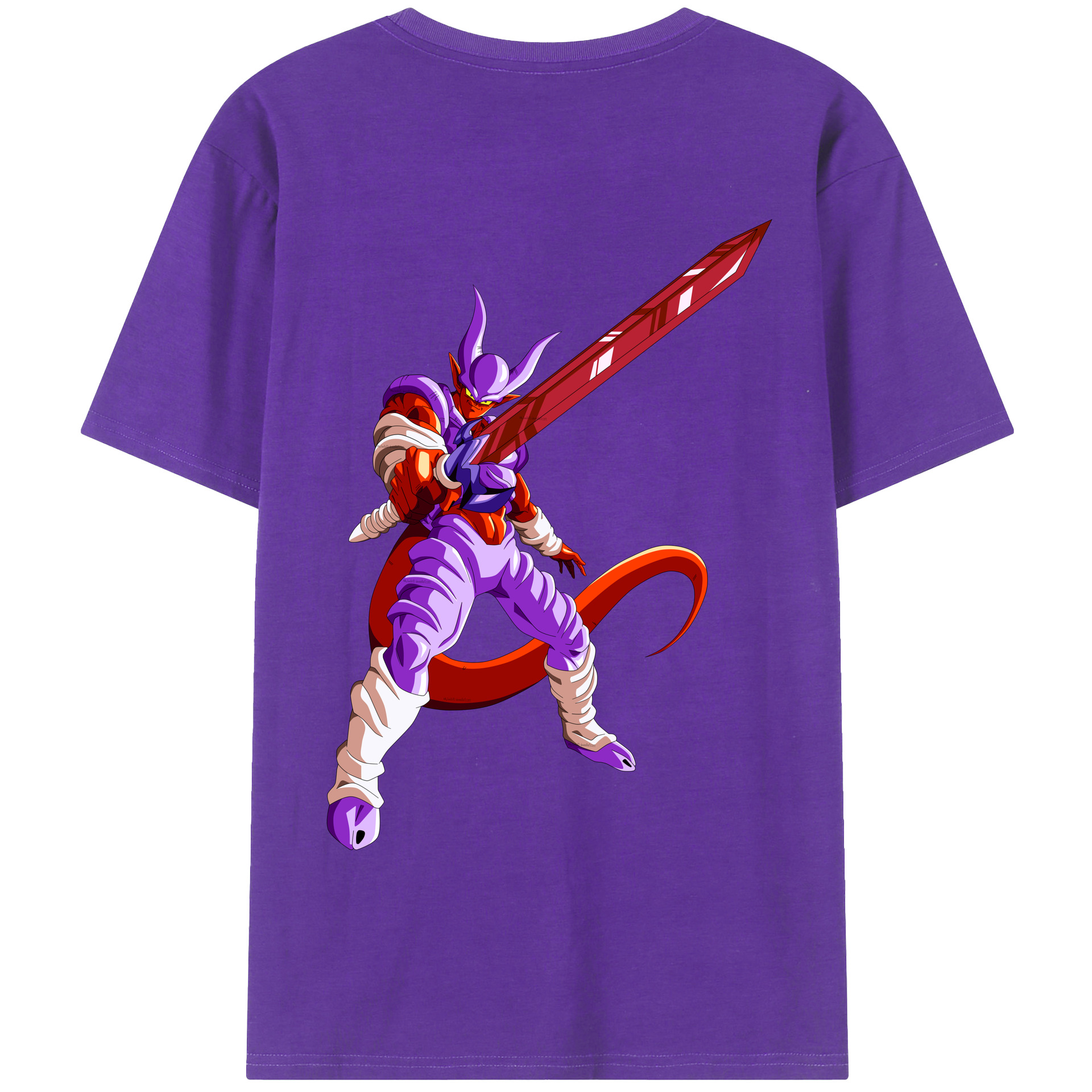 （画像用） ドラゴンボール ジャネンバ DRAGON BALL Janemba 綿100％半袖Tシャツ（背面プリント）