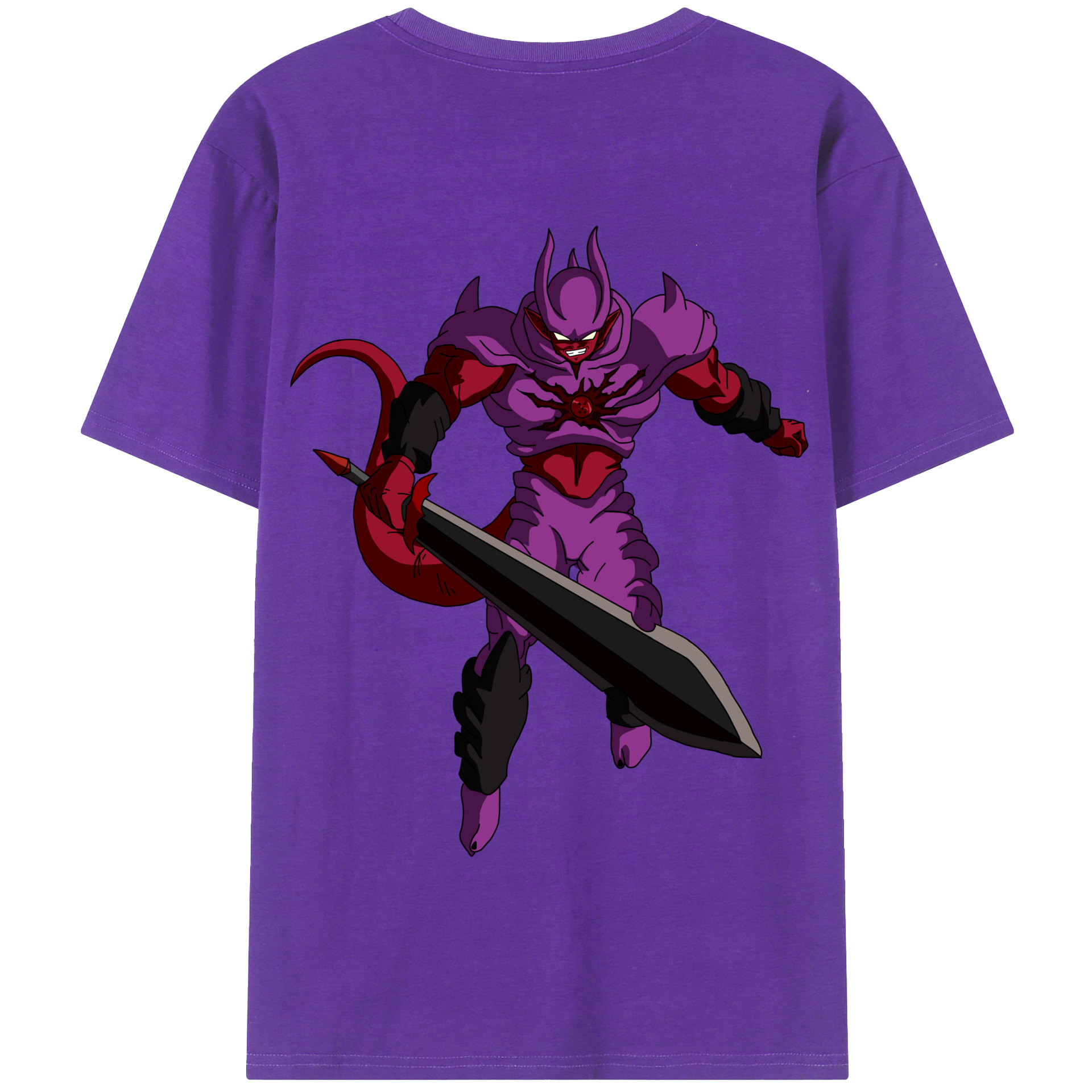 （画像用） ドラゴンボール ジャネンバ DRAGON BALL Janemba 綿100％半袖Tシャツ（背面プリント）