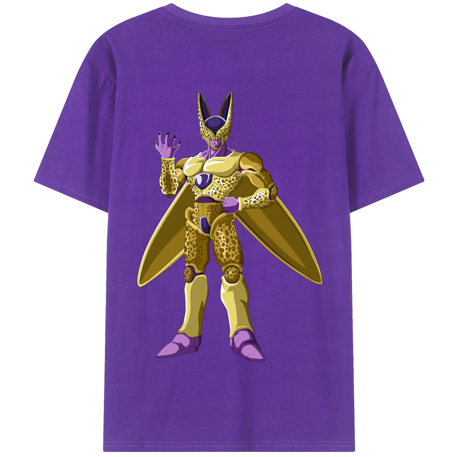 （画像用） ドラゴンボール セル DRAGON BALL Cell 綿100％半袖Tシャツ（背面プリント）