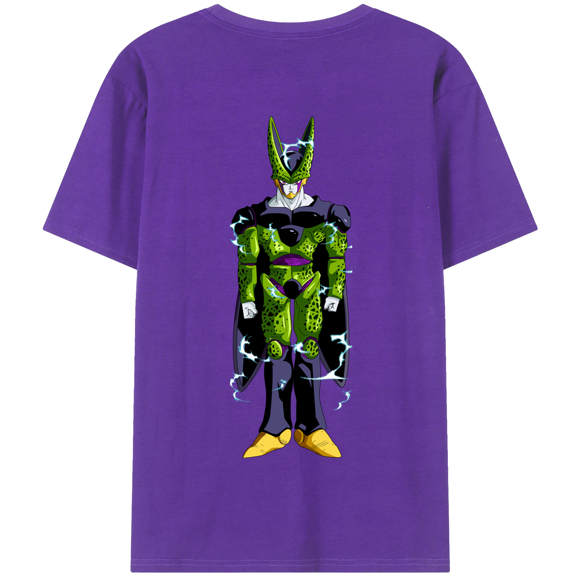 （画像用） ドラゴンボール セル DRAGON BALL Cell 綿100％半袖Tシャツ（背面プリント）