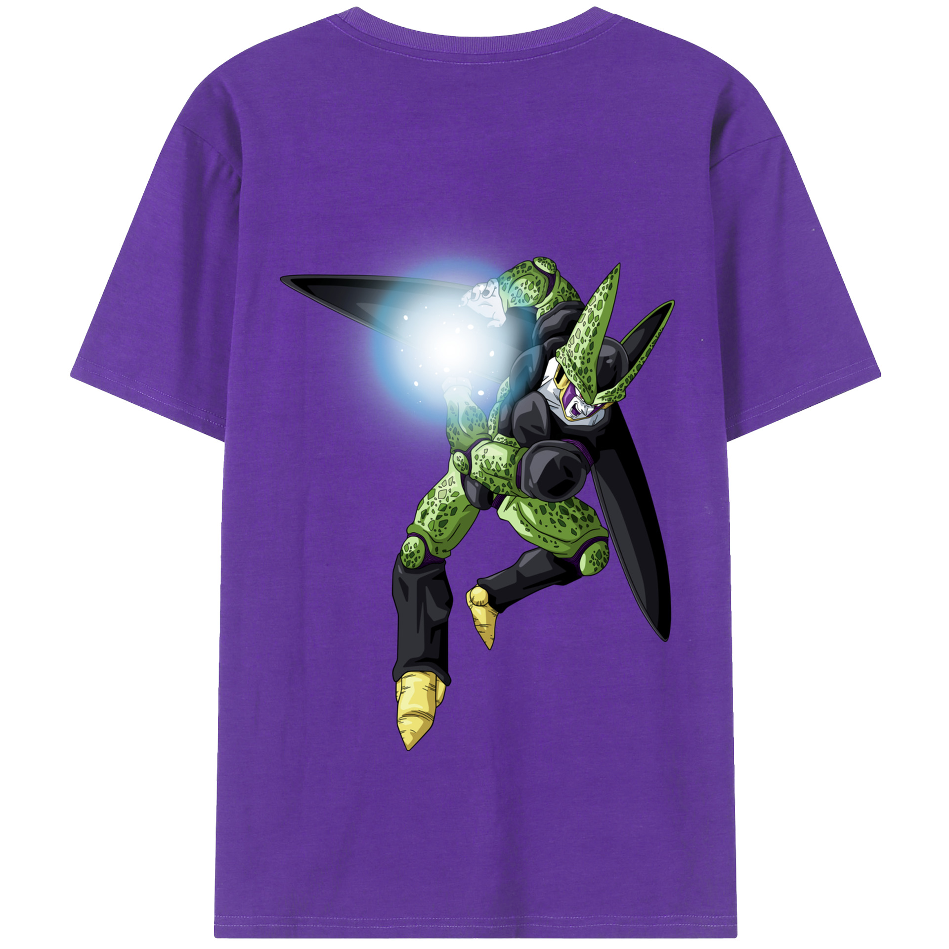 （画像用） ドラゴンボール セル DRAGON BALL Cell 綿100％半袖Tシャツ（背面プリント）