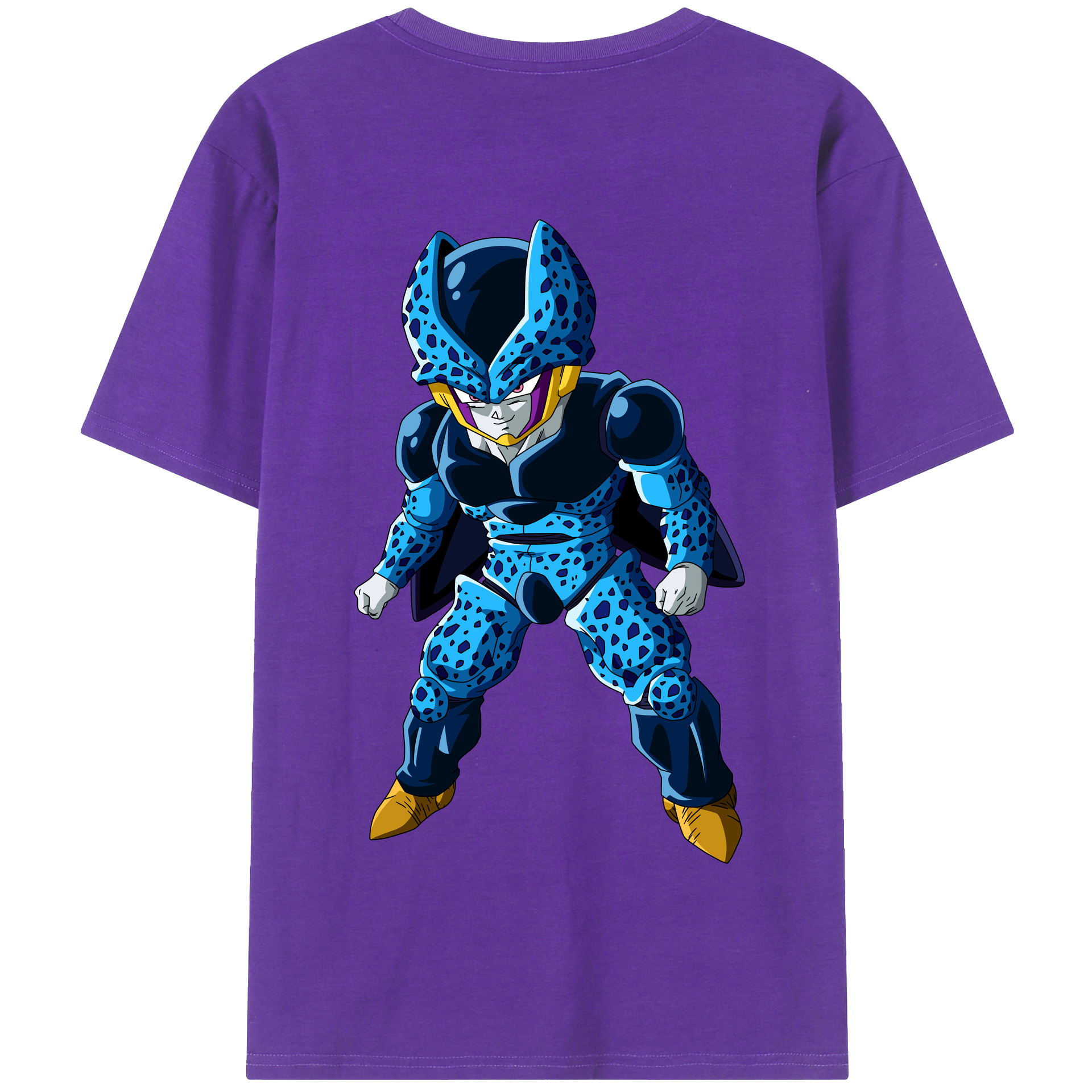 （画像用） ドラゴンボール セル DRAGON BALL Cell 綿100％半袖Tシャツ（背面プリント）
