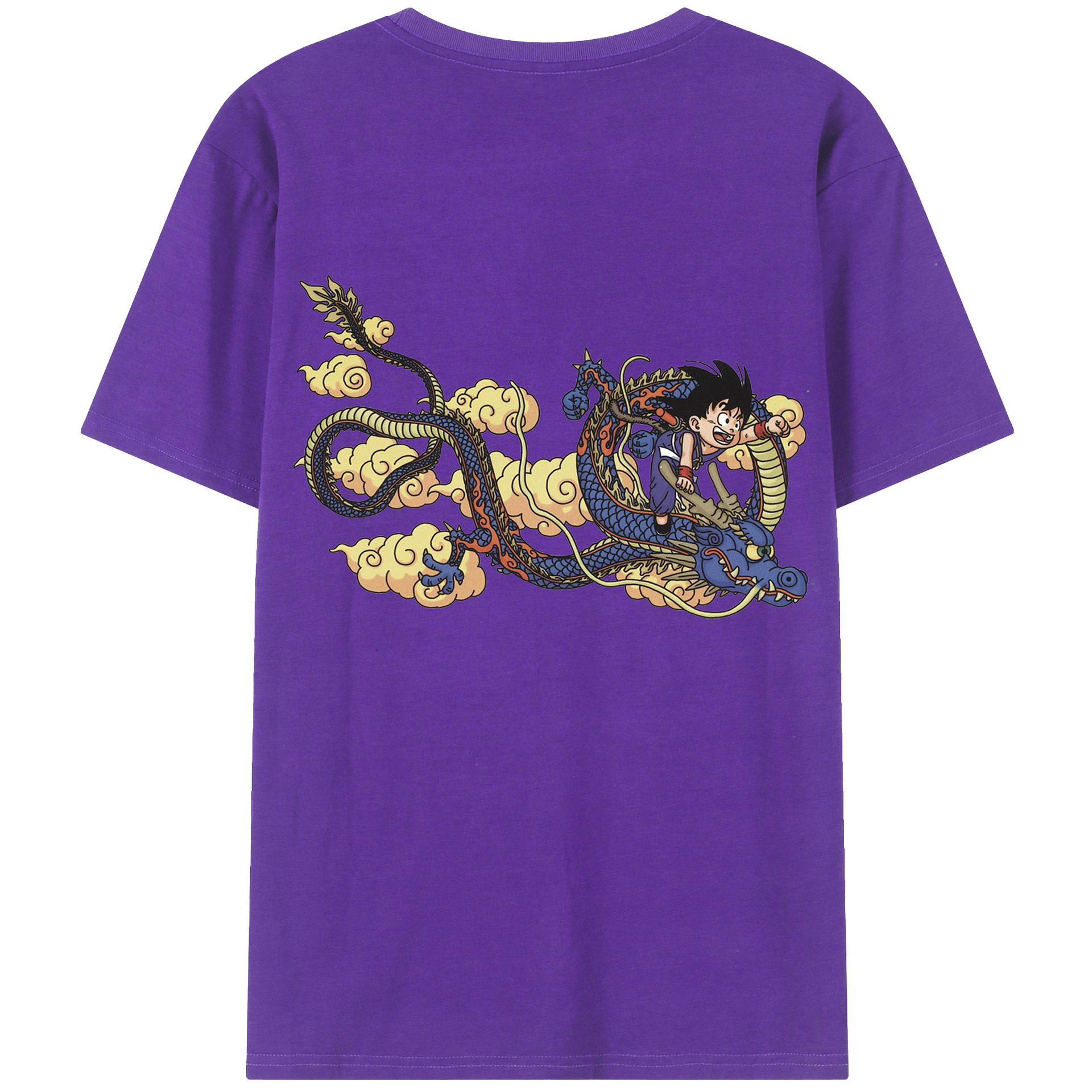 （画像用） ドラゴンボール 神龍 シェンロン DRAGON BALL Shenron 綿100％半袖Tシャツ（背面プリント）