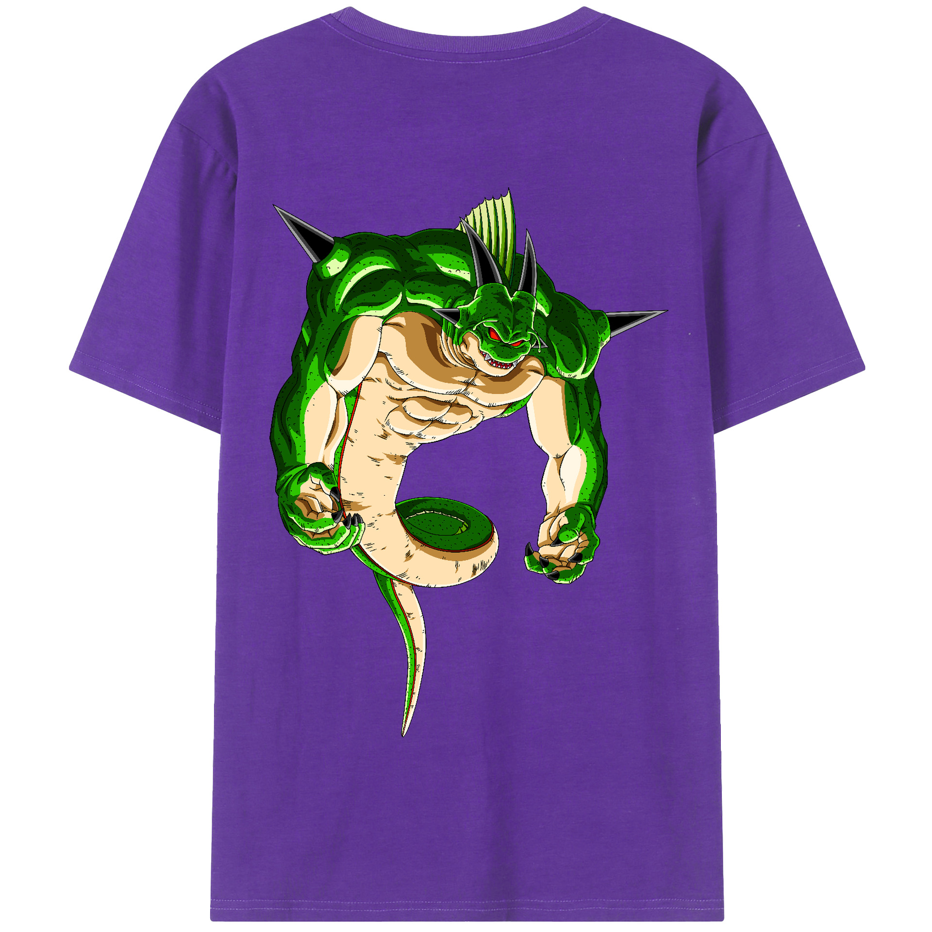 （画像用） ドラゴンボール 神龍 シェンロン DRAGON BALL Shenron 綿100％半袖Tシャツ（背面プリント）