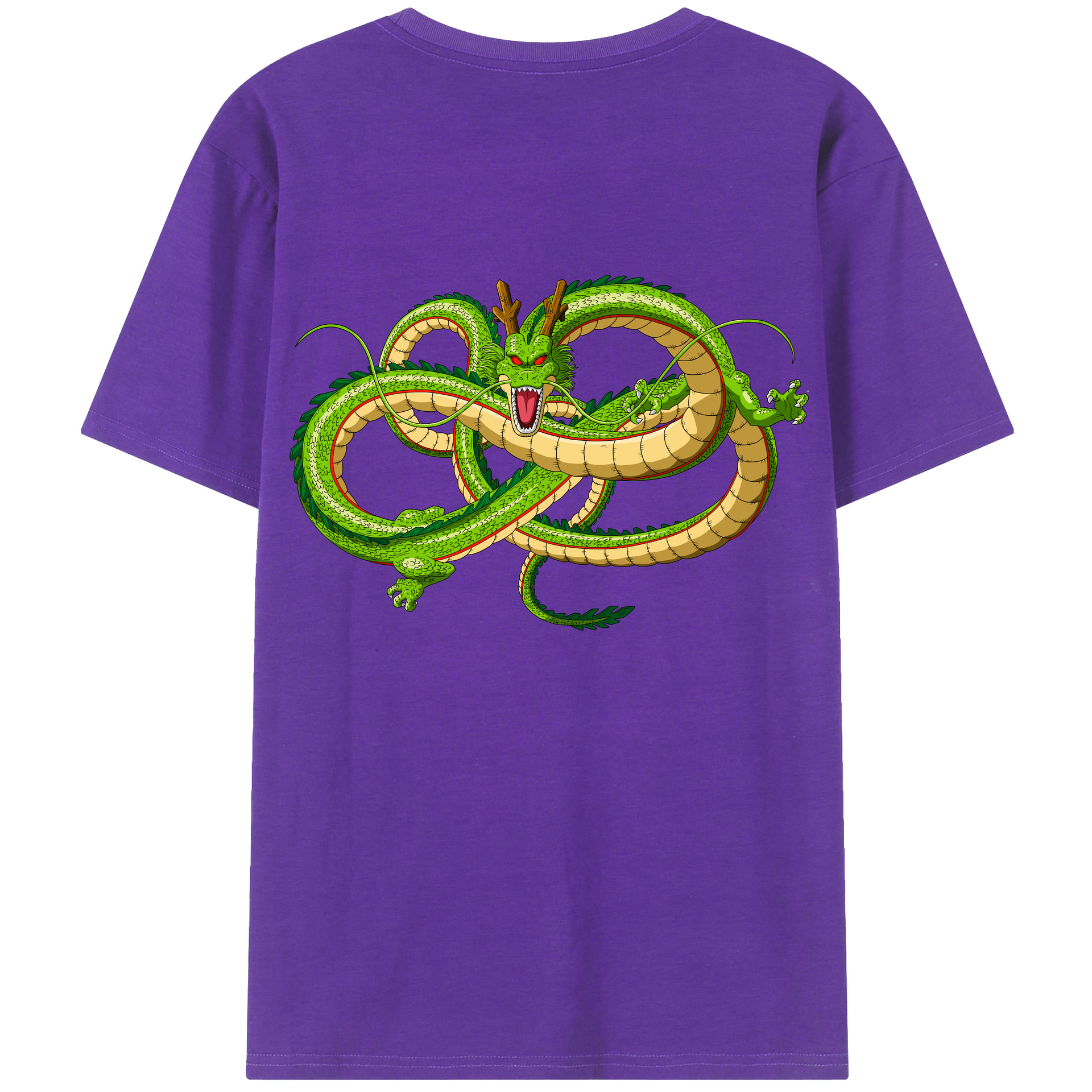 （画像用） ドラゴンボール 神龍 シェンロン DRAGON BALL Shenron 綿100％半袖Tシャツ（背面プリント）