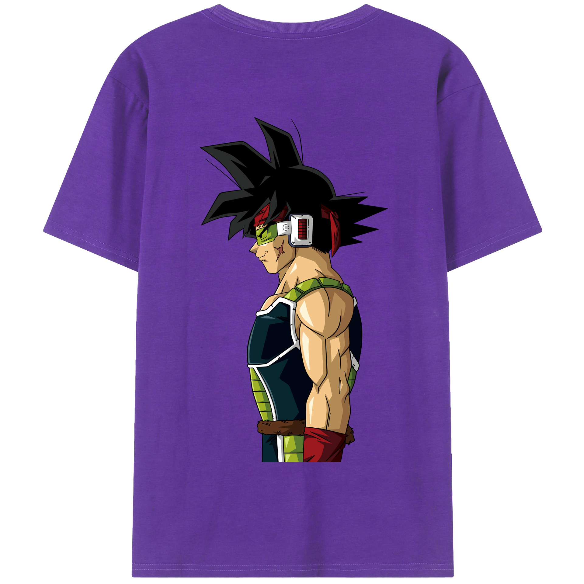 （画像用） ドラゴンボール バーダック DRAGON BALL Burdock 綿100％半袖Tシャツ（背面プリント）