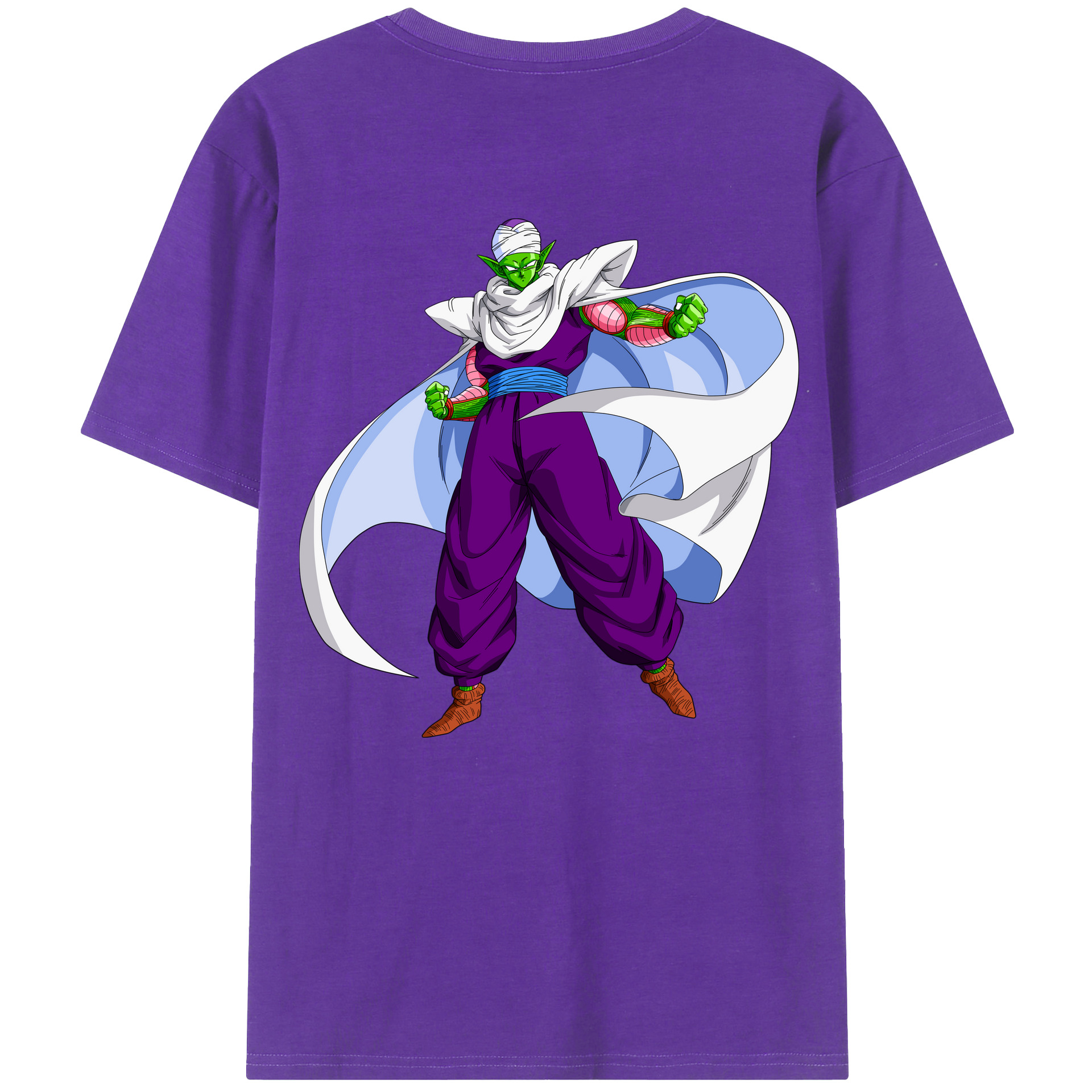 （画像用） ドラゴンボール ピッコロ DRAGON BALL Piccolo 綿100％半袖Tシャツ（背面プリント）