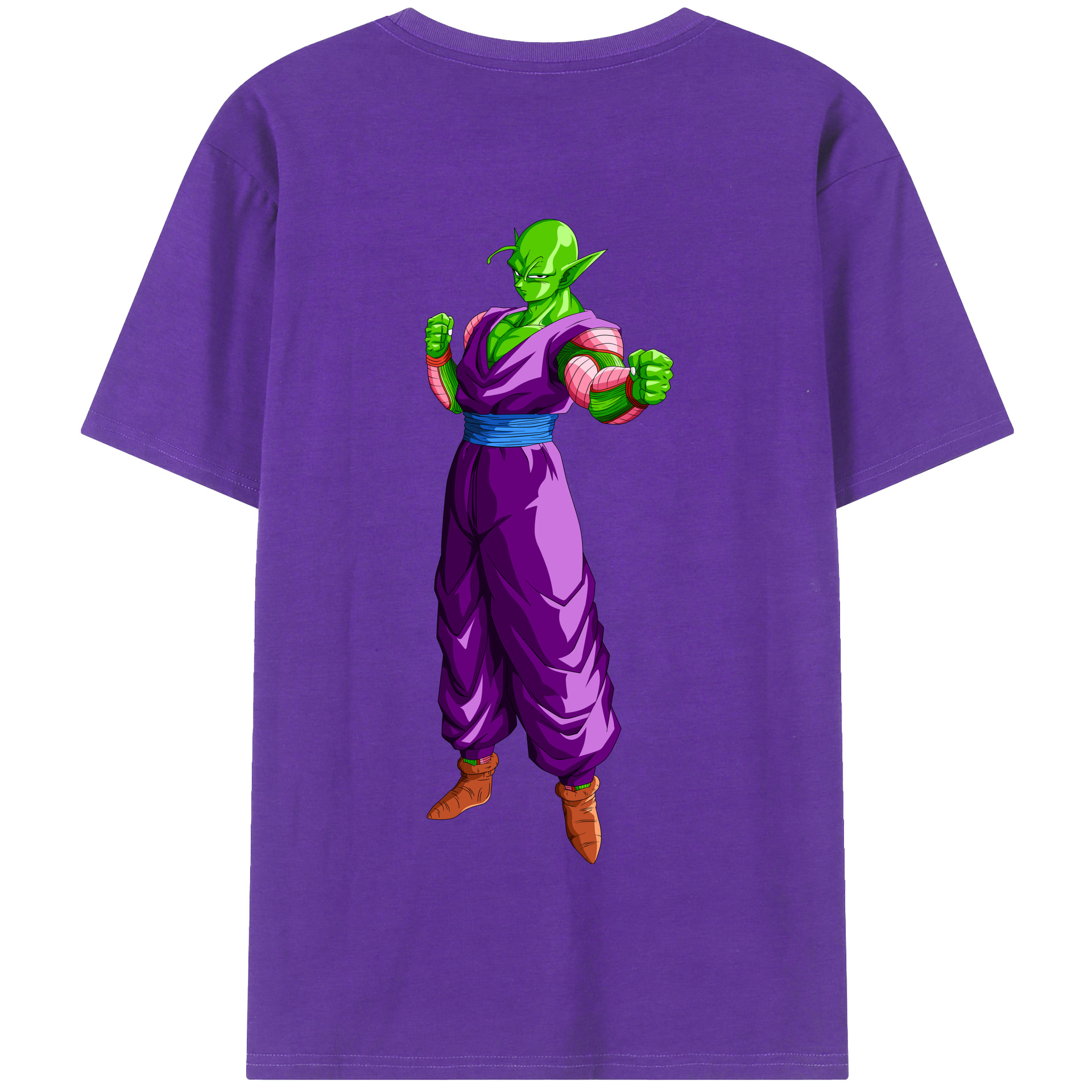 （画像用） ドラゴンボール ピッコロ DRAGON BALL Piccolo 綿100％半袖Tシャツ（背面プリント）